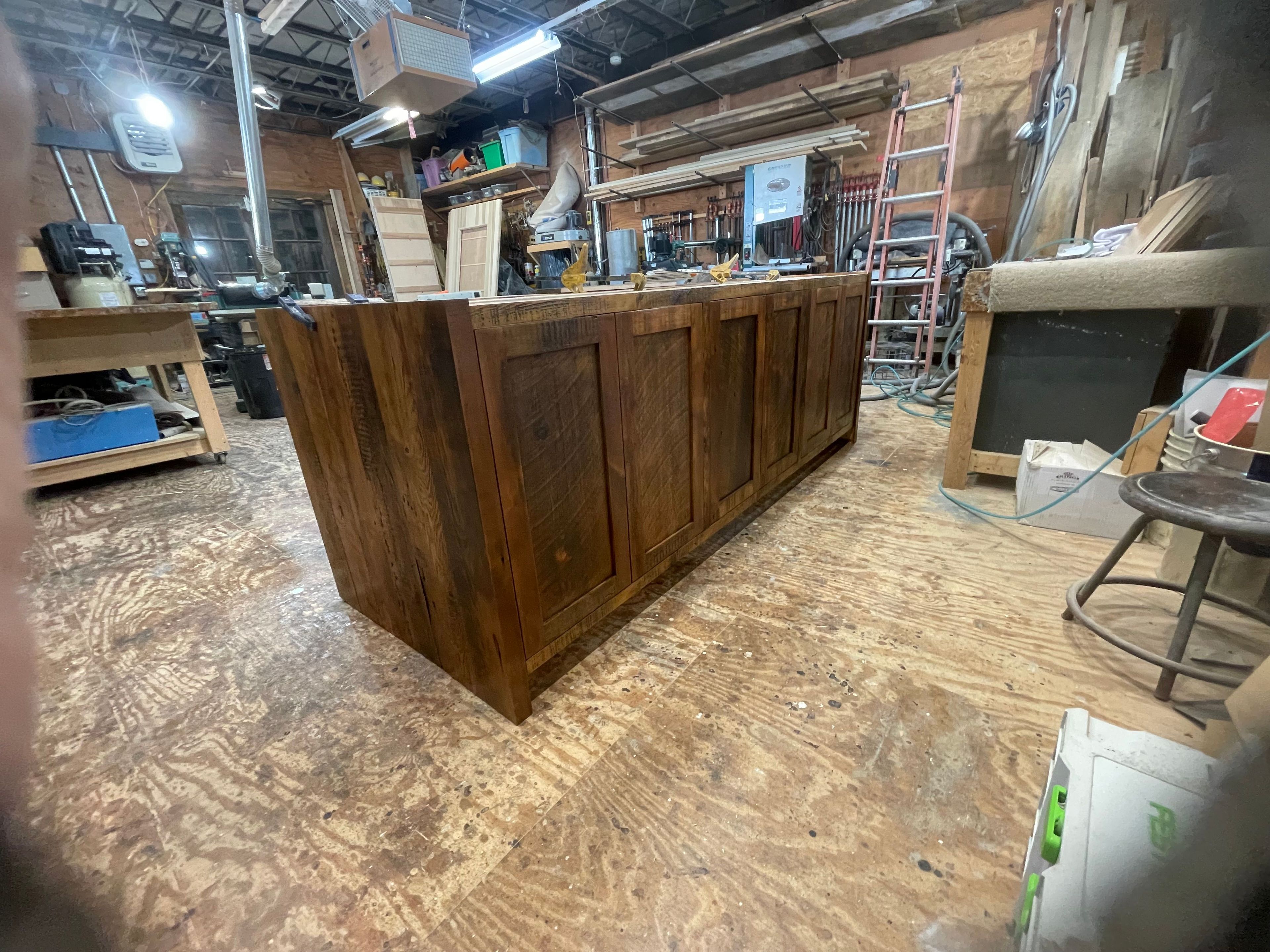 Reclaimed kitchen island 3