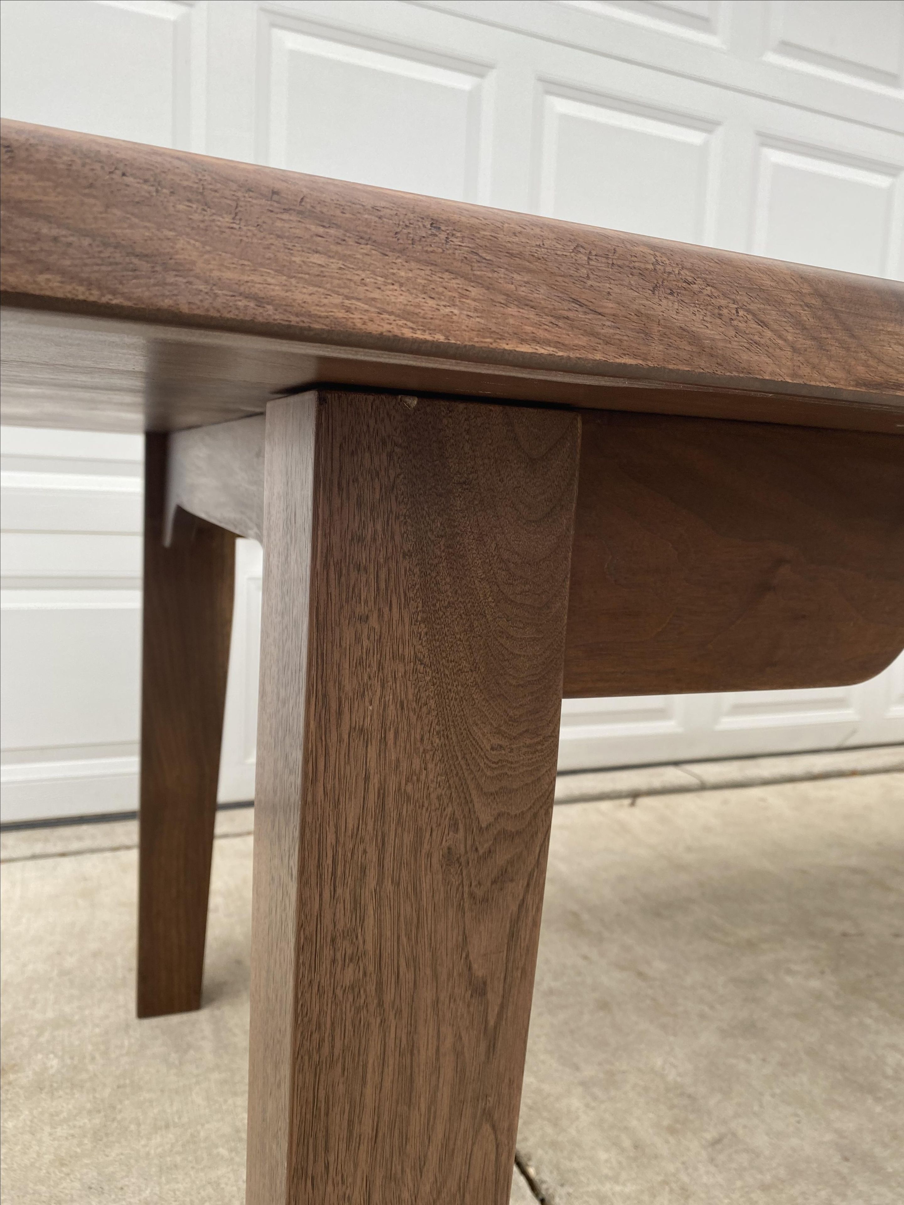 42" X 8' Walnut Dining Table 3