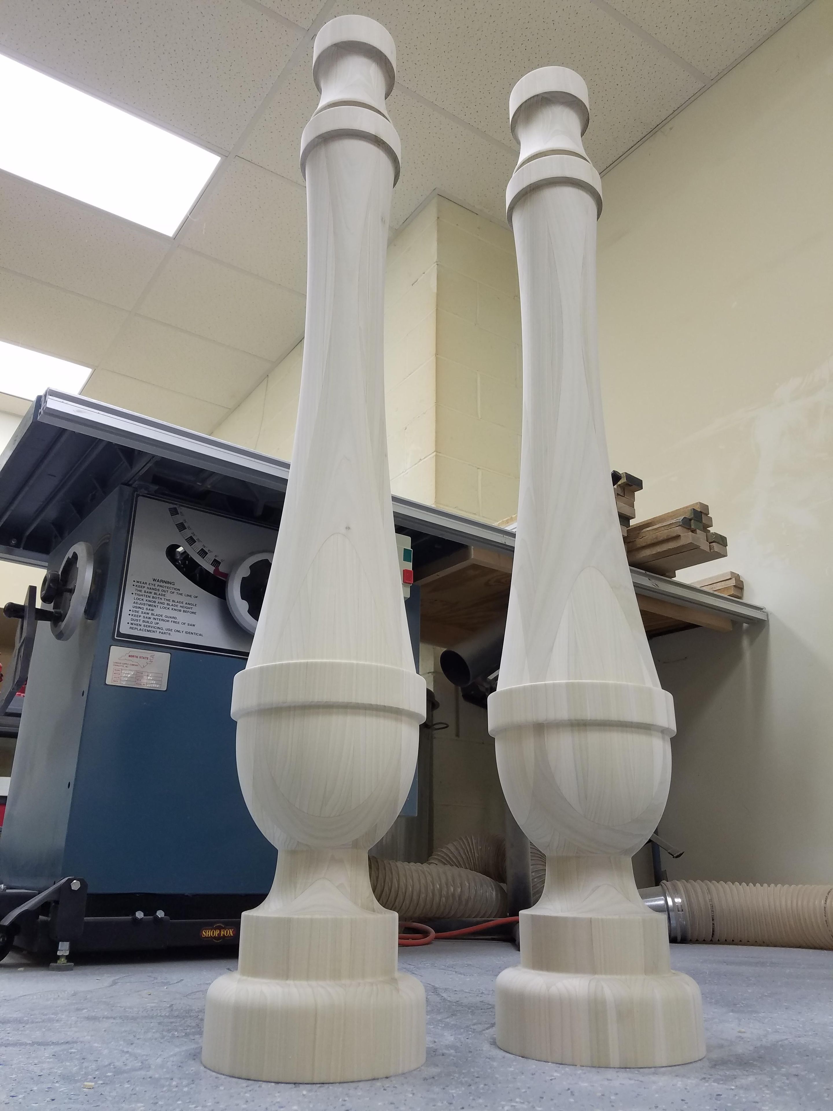 Turned Stair Newel Post 2