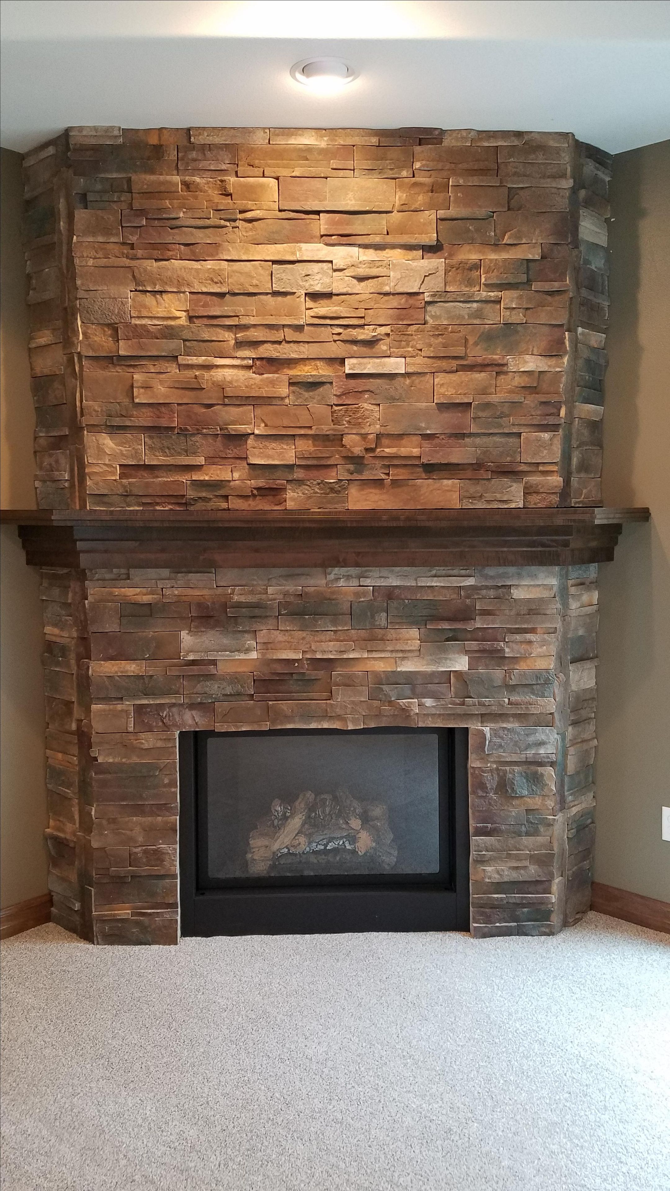 Custom Curly Soft Maple Mantel 1