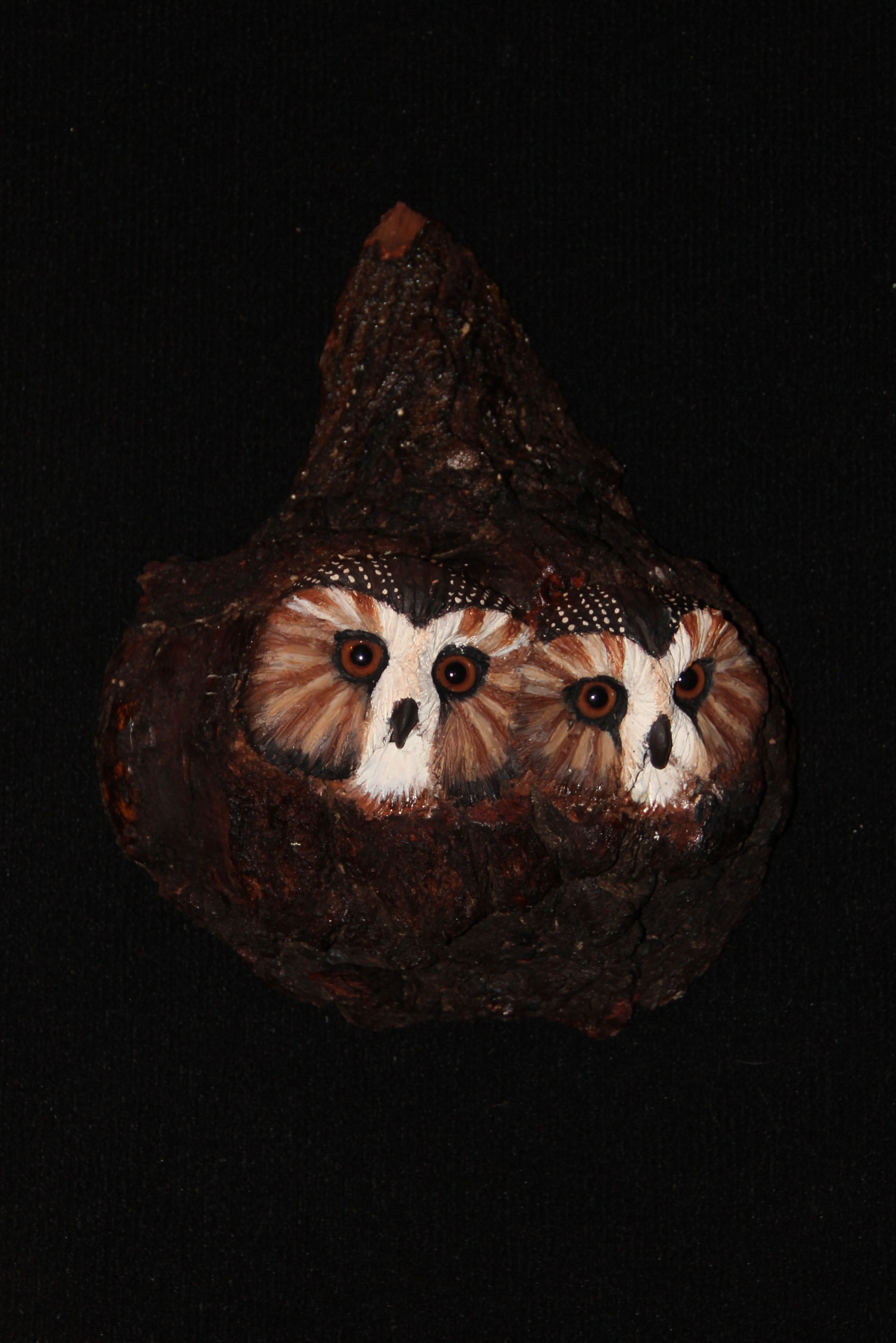 Owl Hand Carved And Sculpted 4 