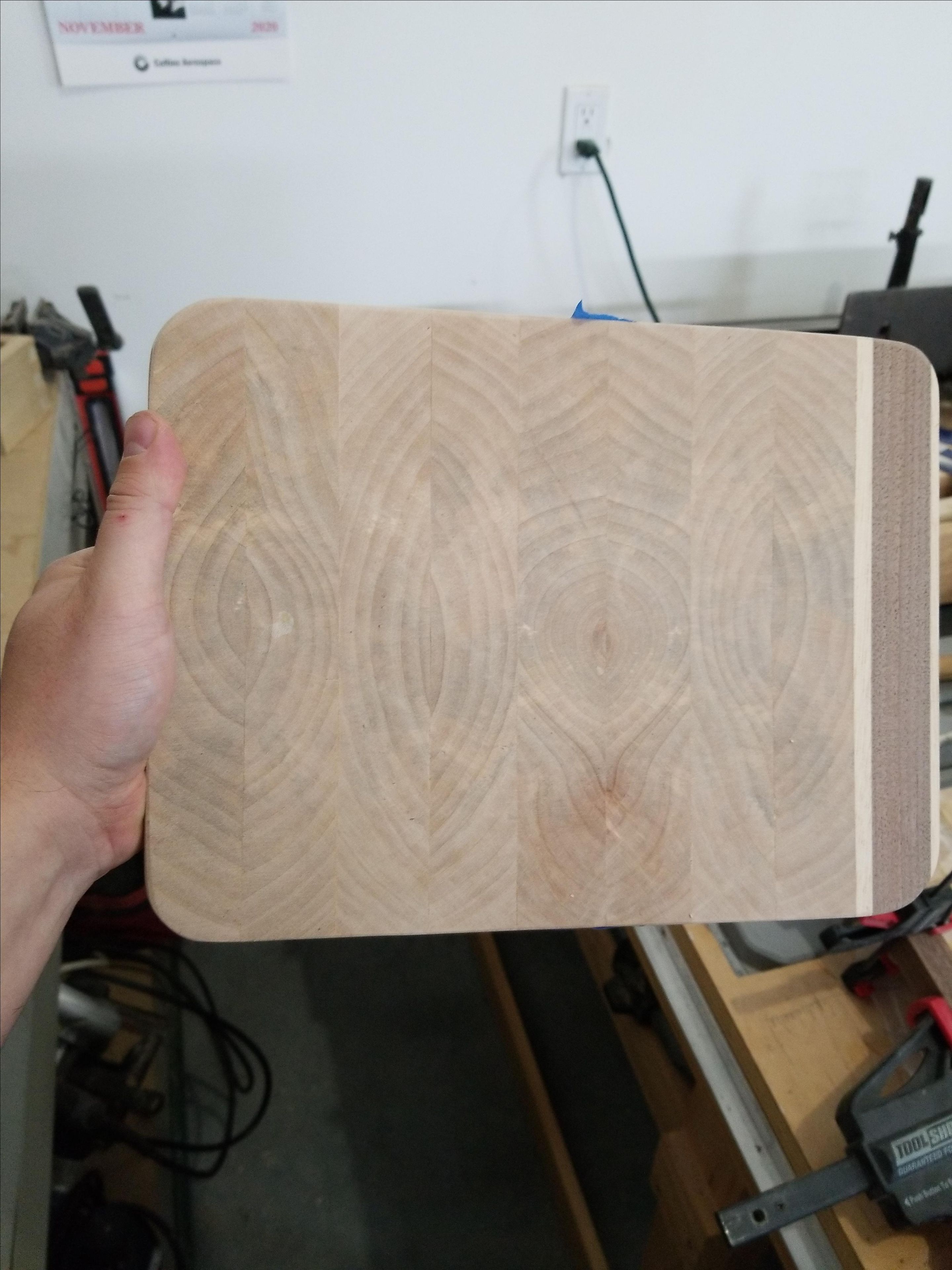 Hardwood End Grain Cutting Board 2
