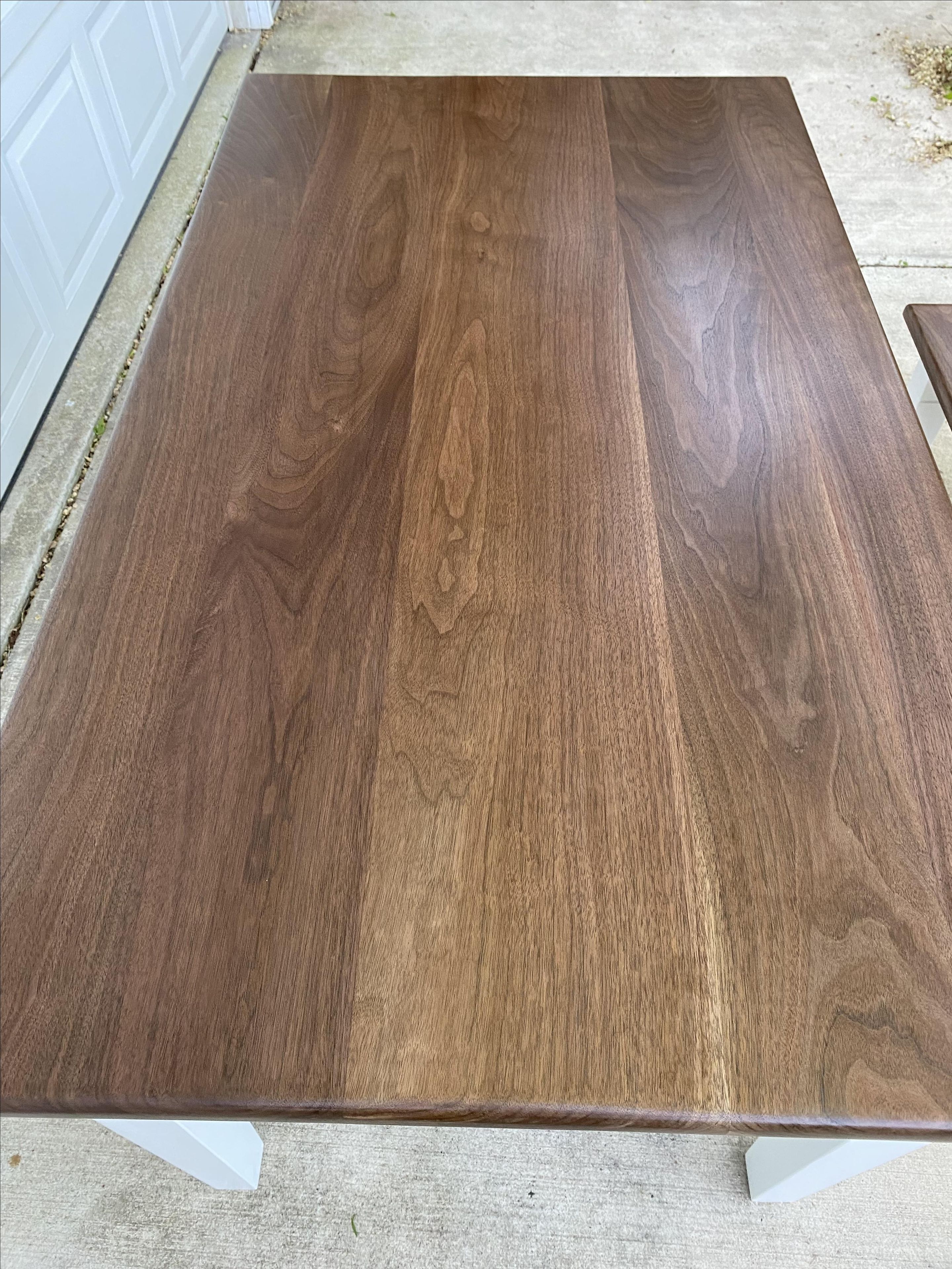 Walnut Table And Bench 3
