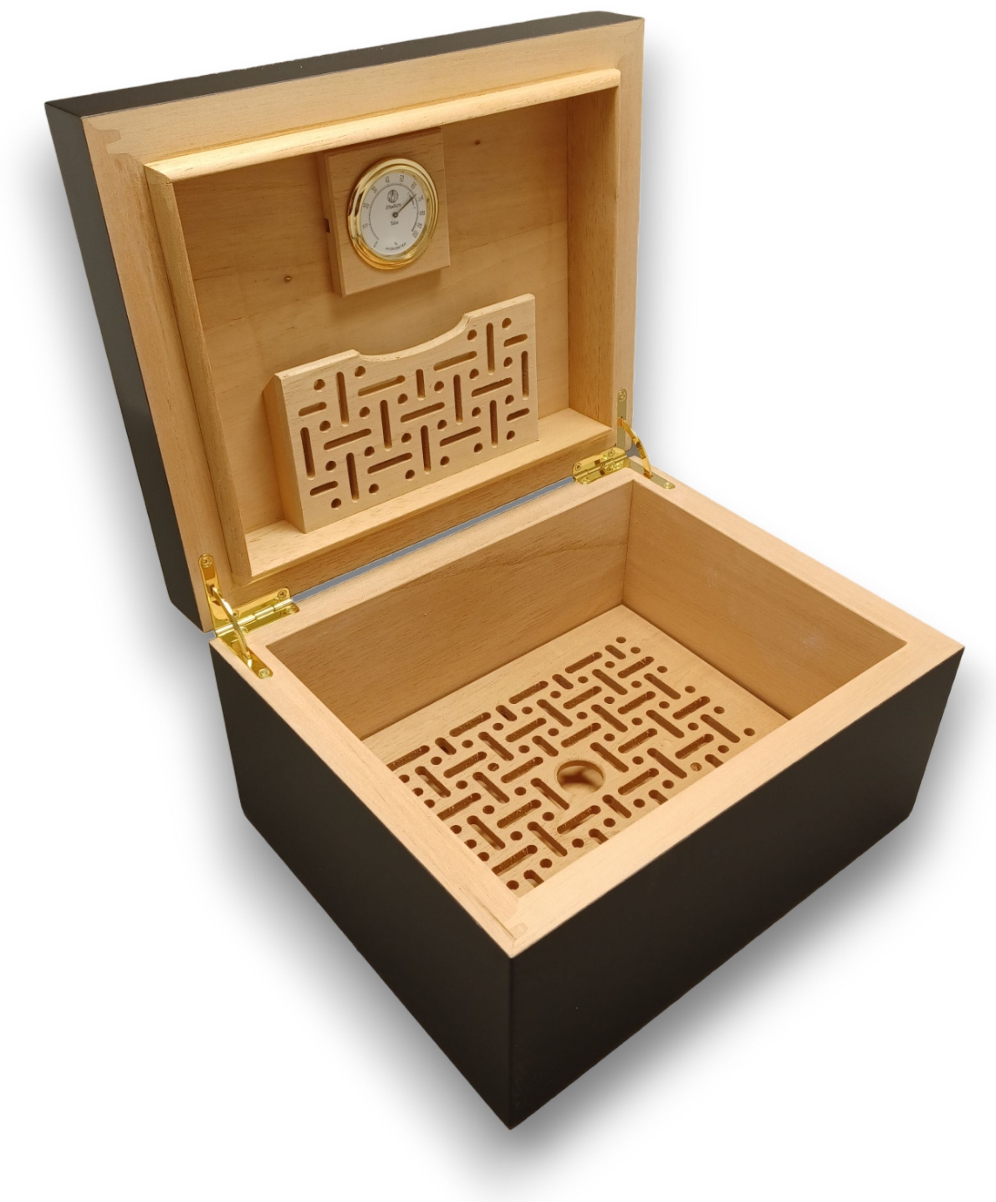 Handcrafted Humidor With Inlaid Family Crest. Hd75-1 Free Shipping 2