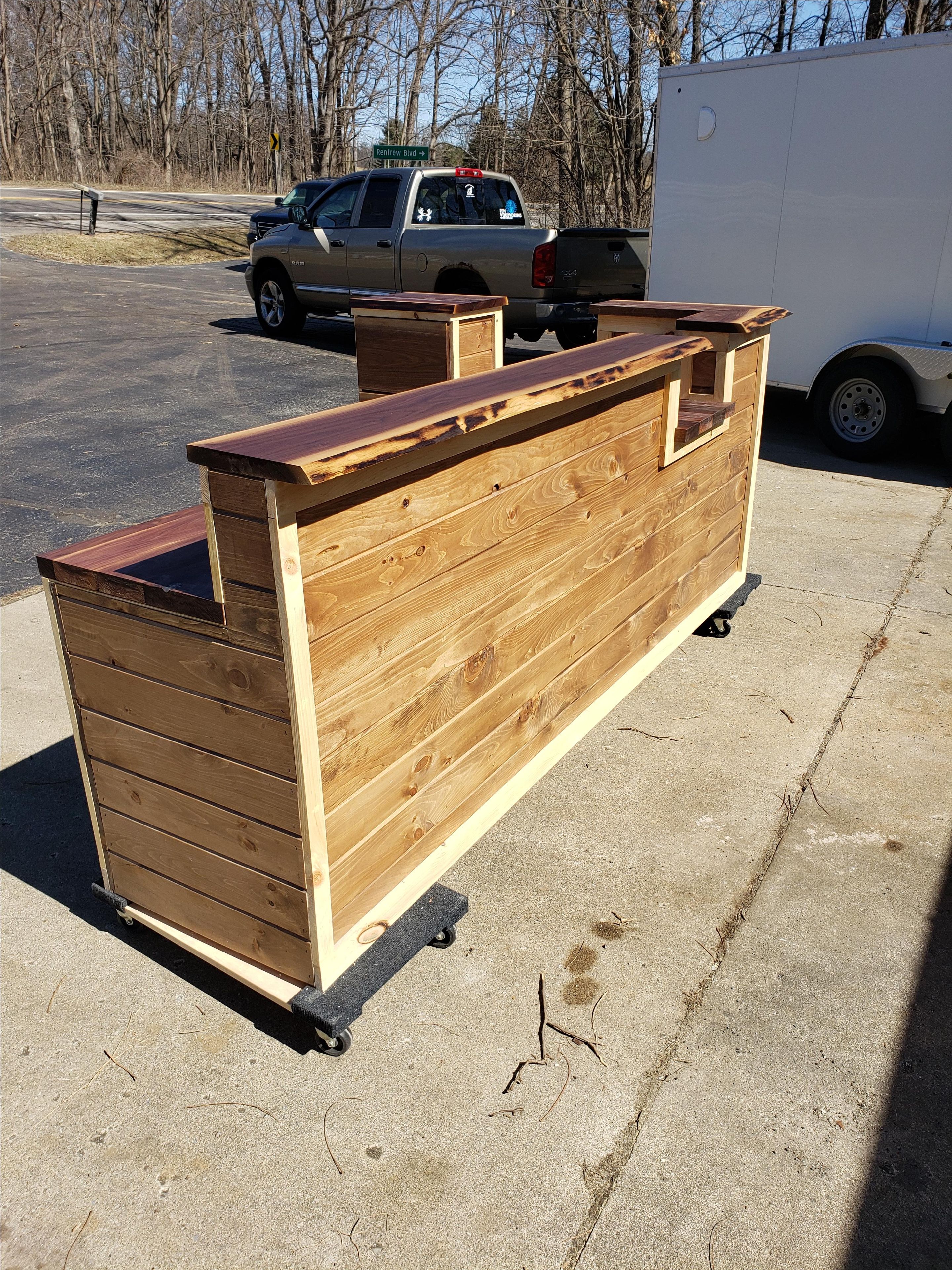 Custom Reception Desk And File Cabinet 2 
