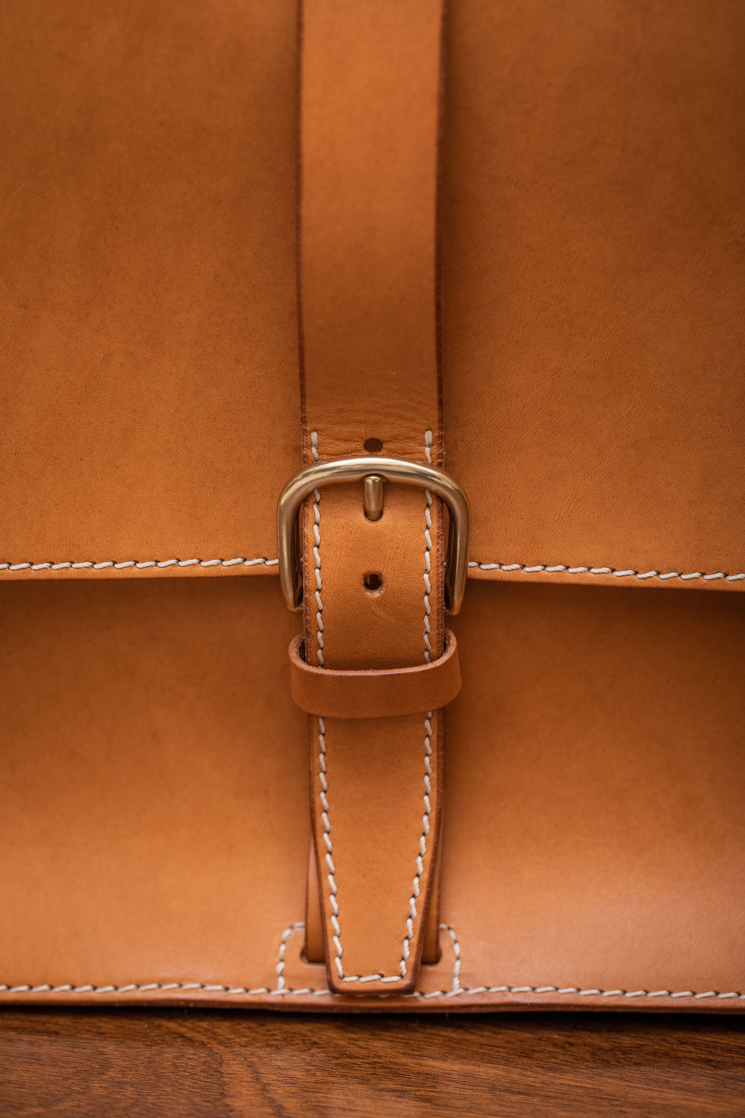 Handcrafted Tuscan Leather Briefcase 4
