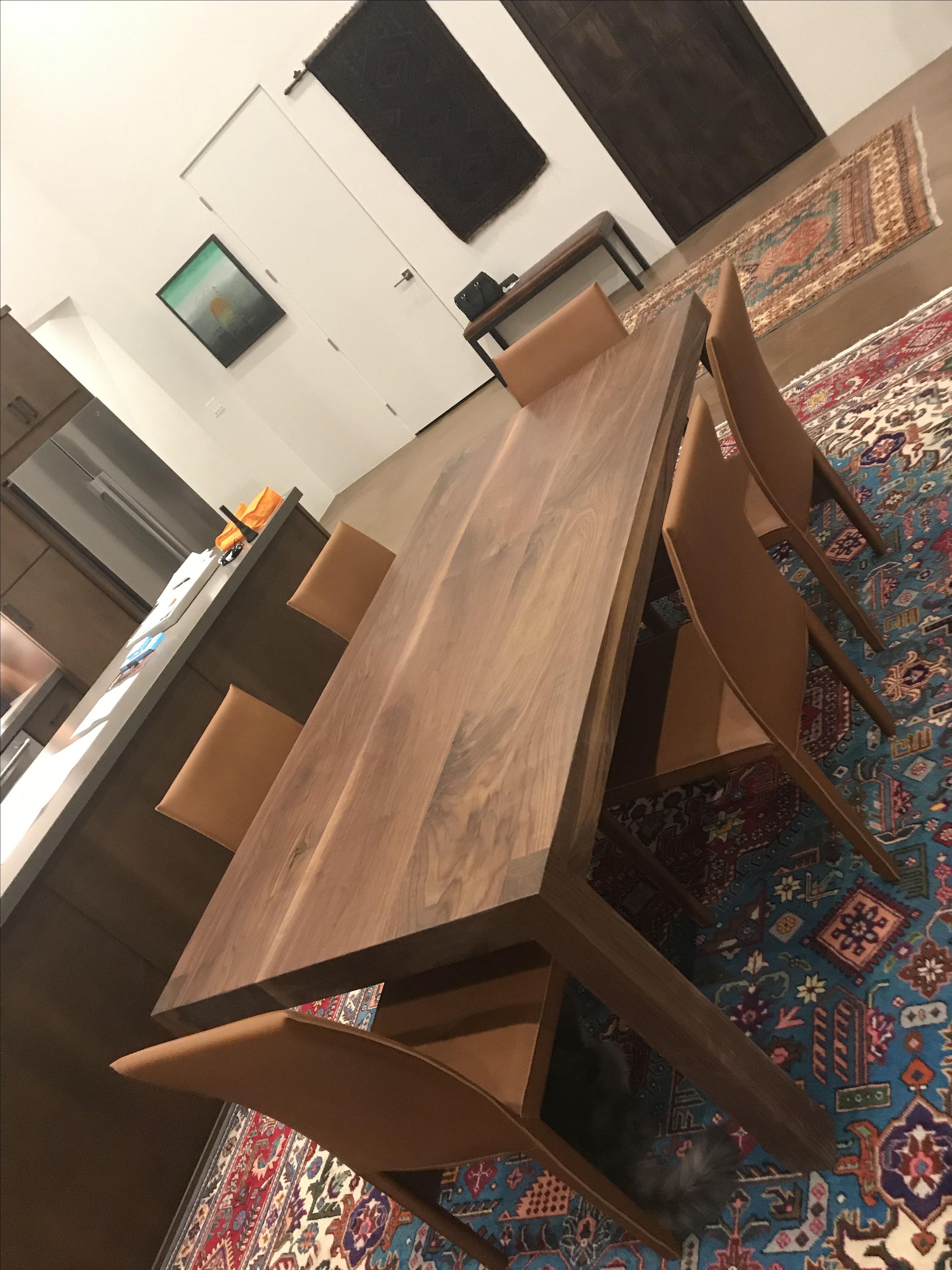 Solid Walnut Dining Table 2