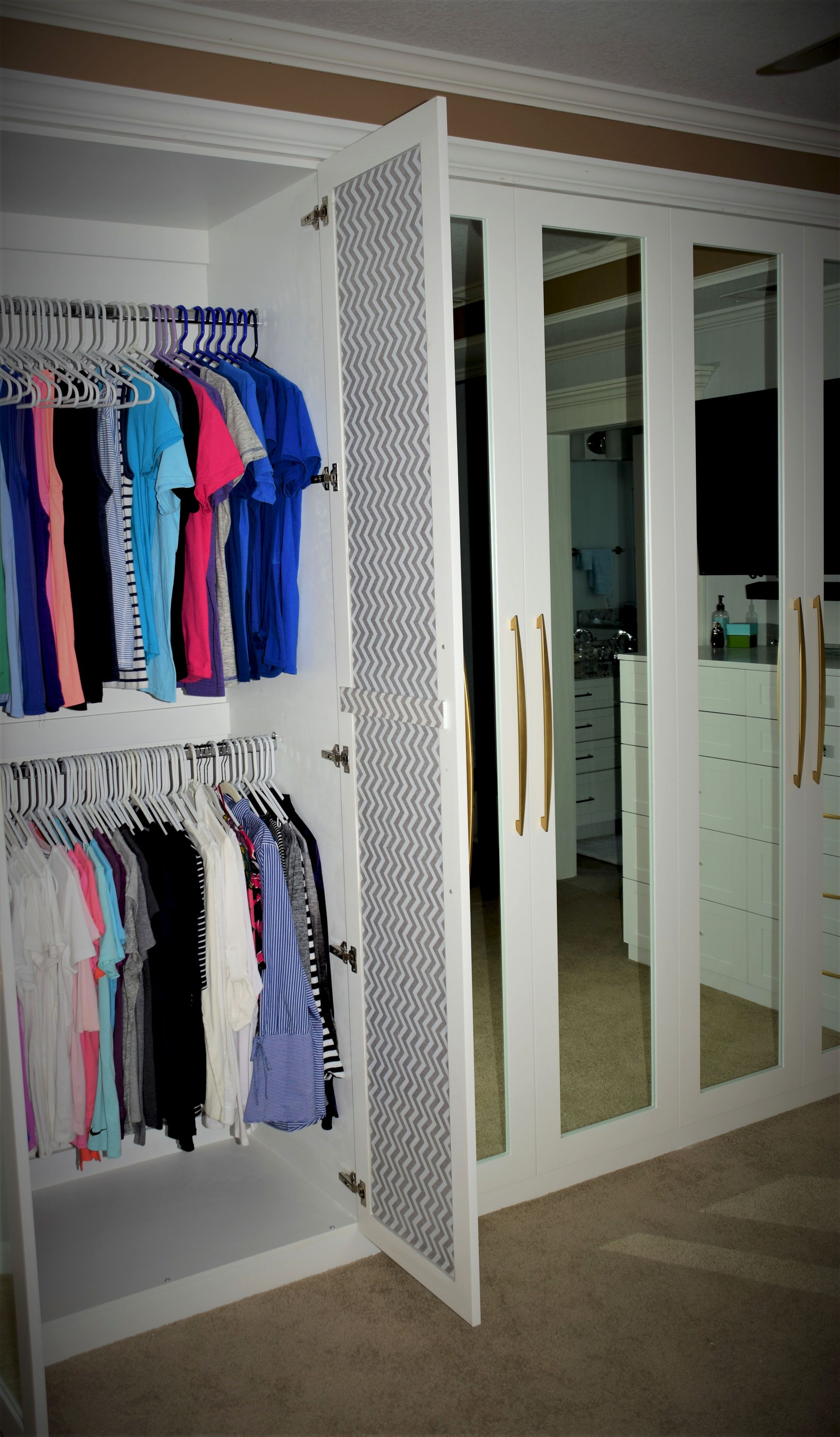 White Built-In Closet Unit 4