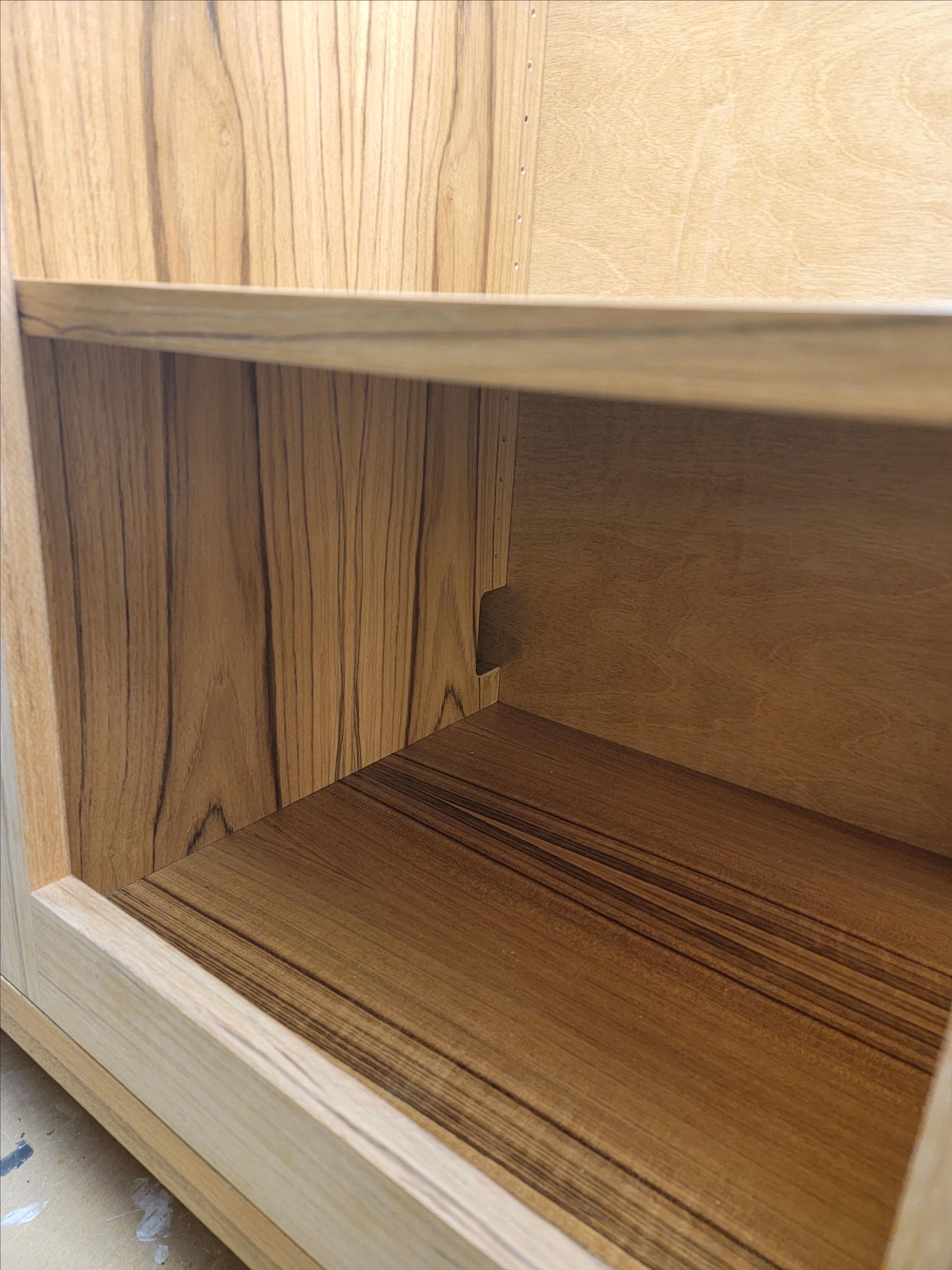 Teak Media Cabinet 4