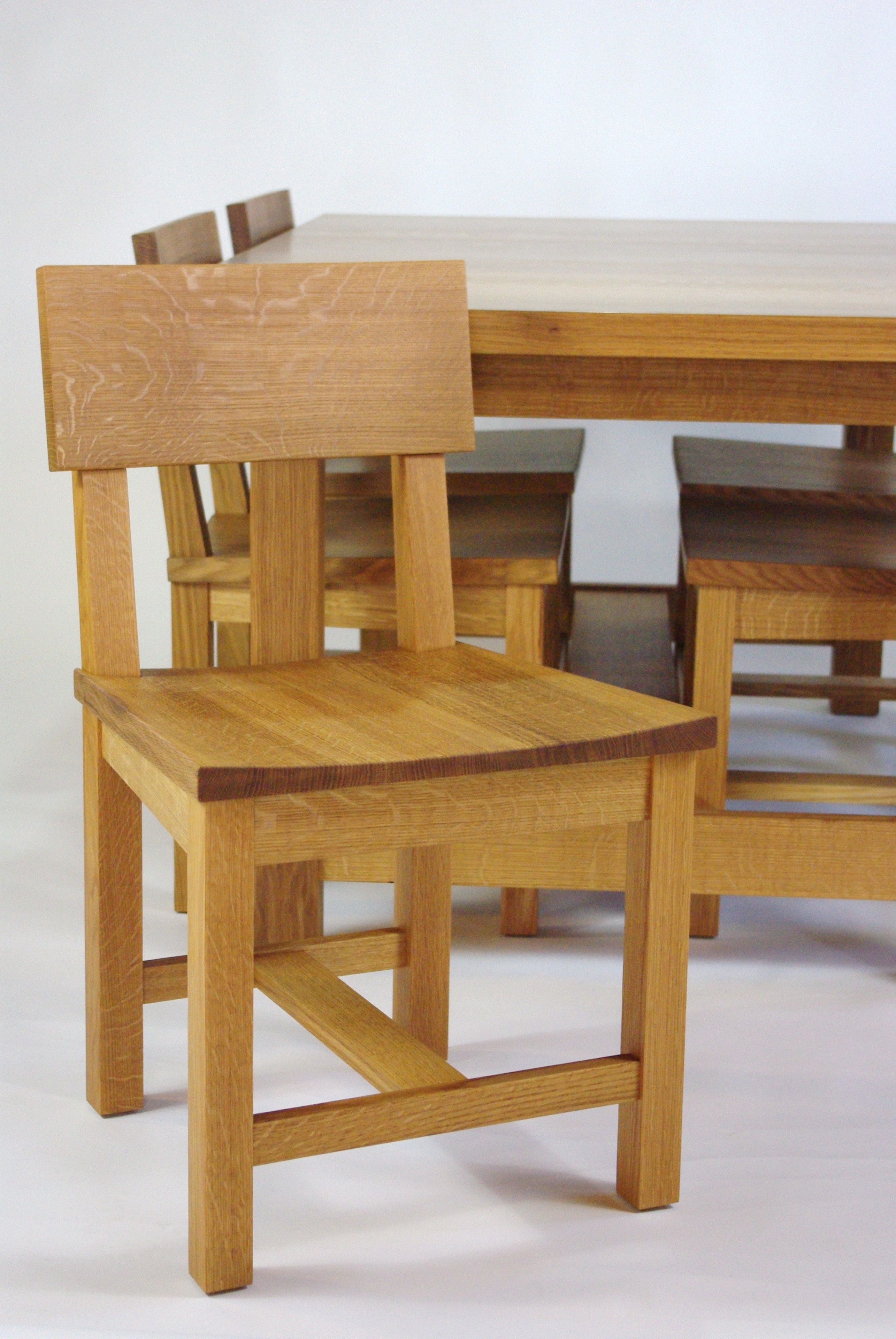Quartersawn White Oak Dining Set 3 