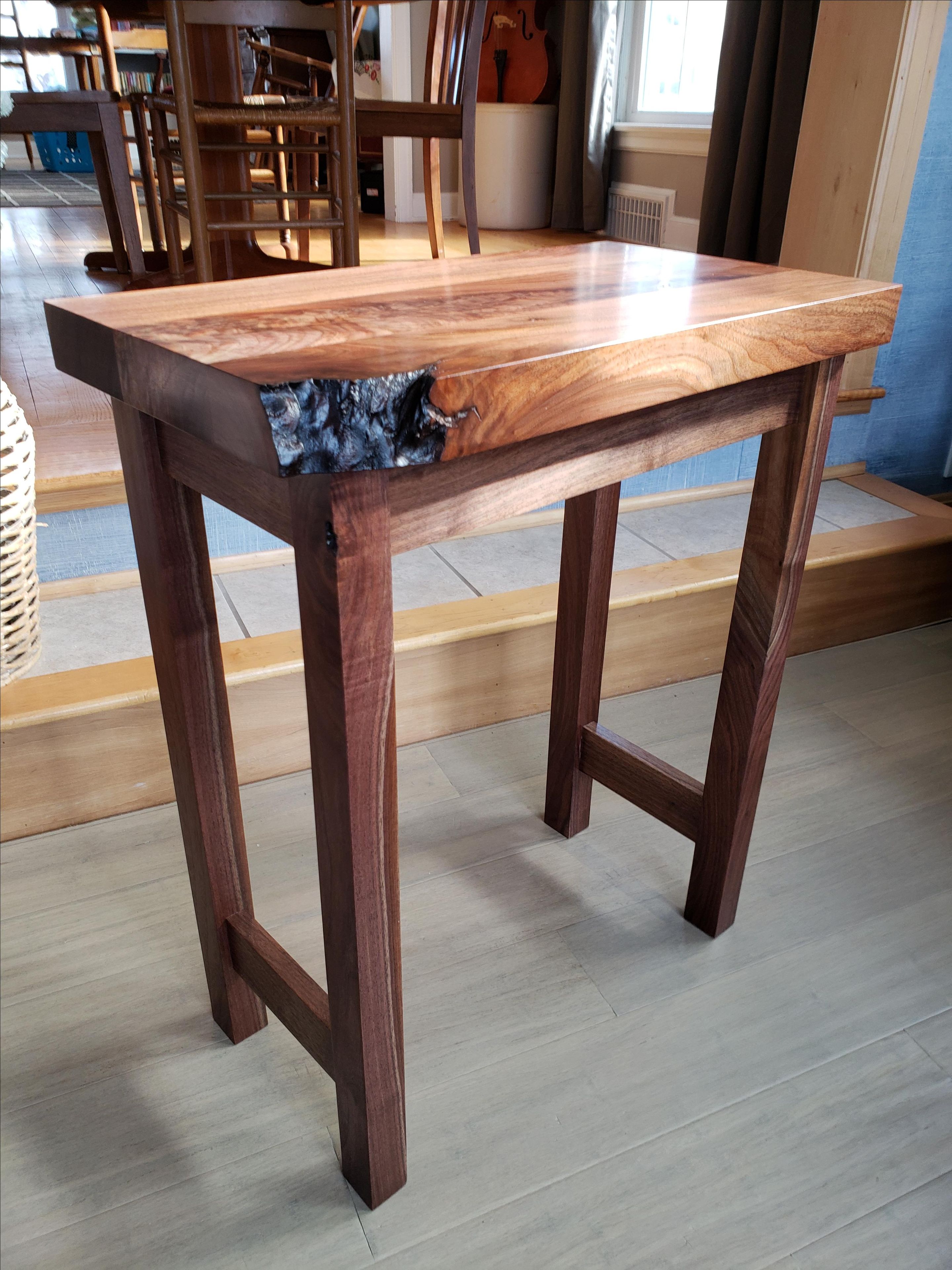 Custom Walnut End Table 3