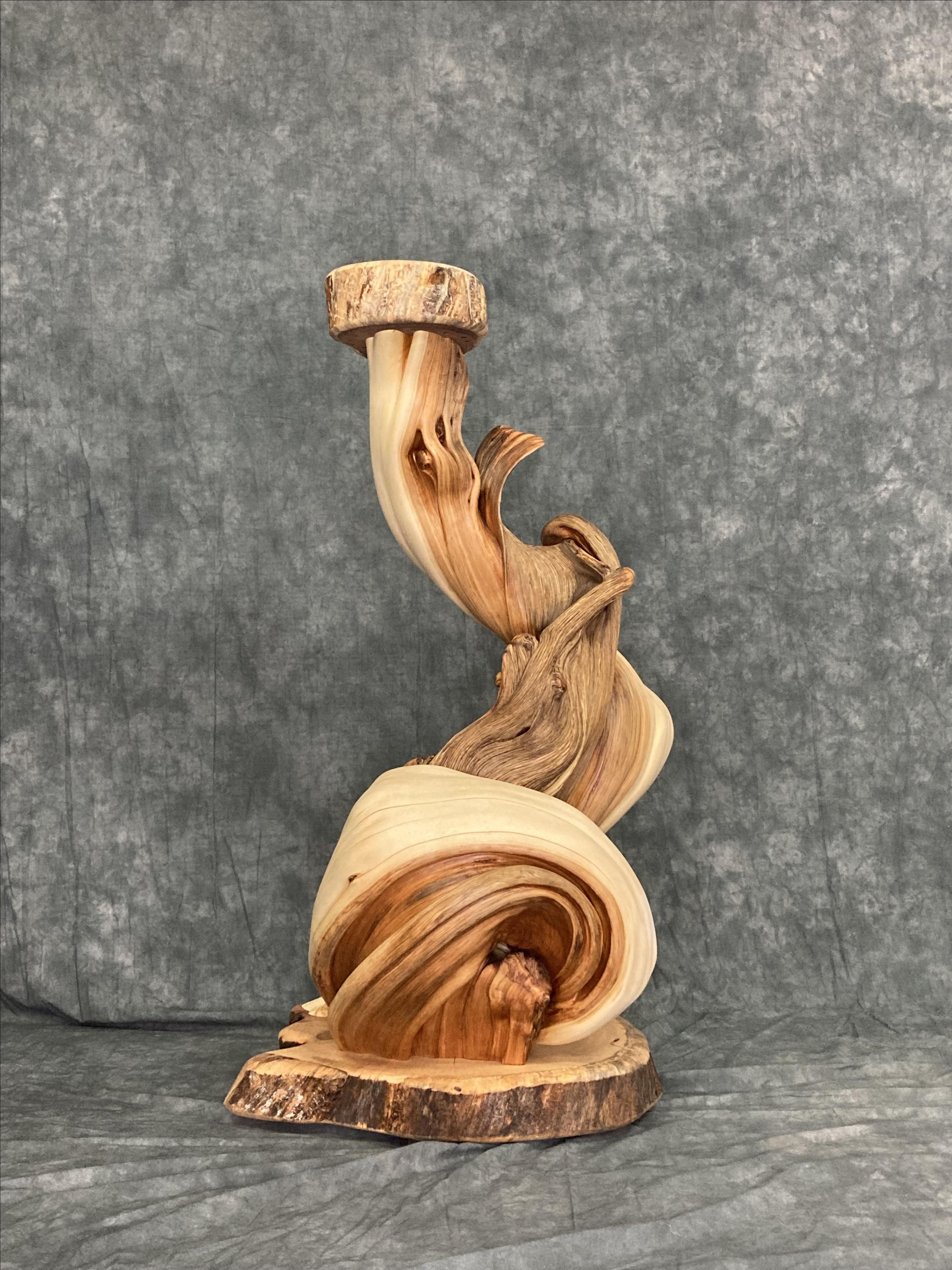 Handmade Twisted Juniper Taxidermy Pedestal 3 