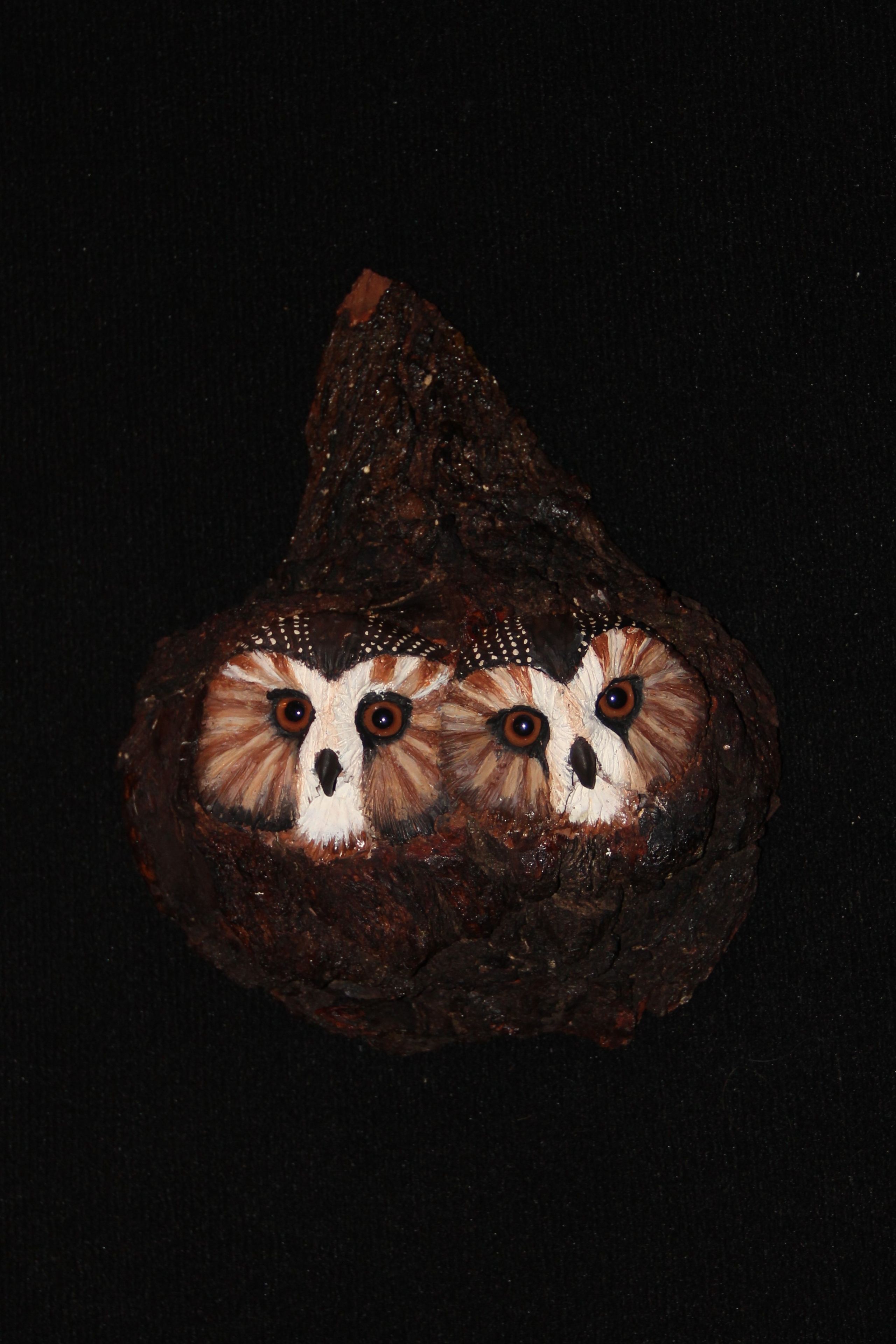 Owl Hand Carved And Sculpted 2 
