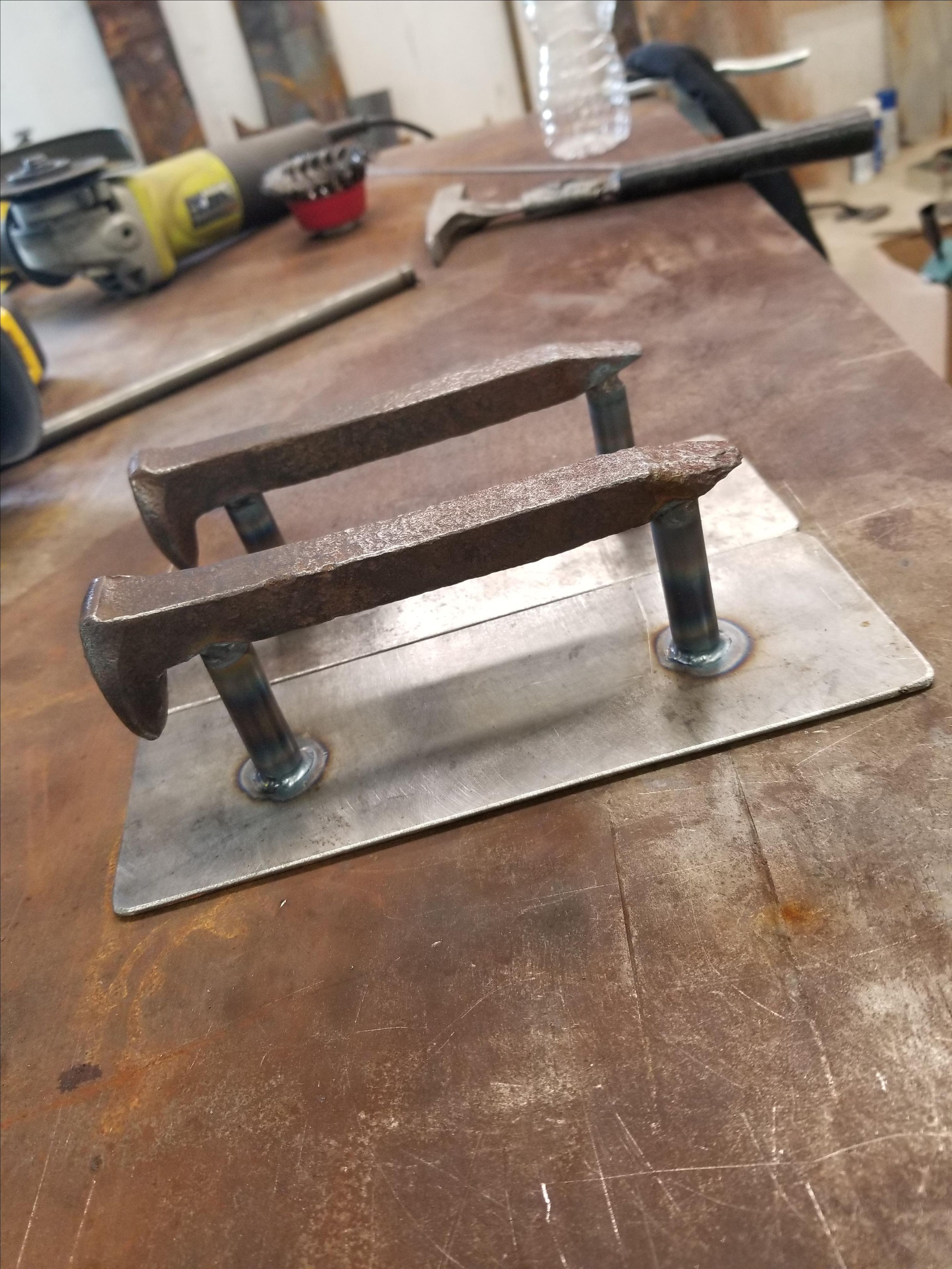 Railroad Spike Door Pulls 2 