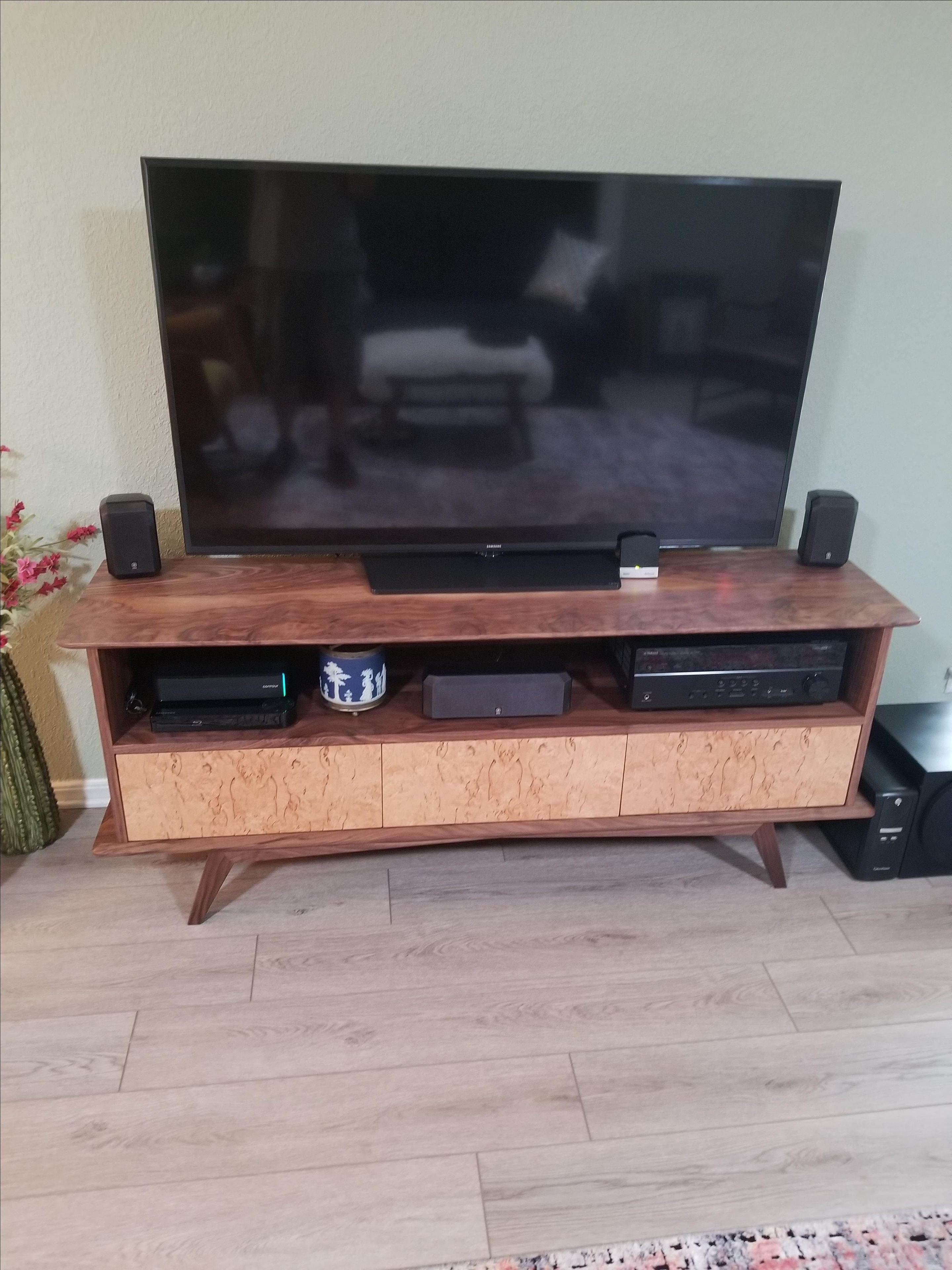 Mid Century Modern Tv Media Cabinet 6 