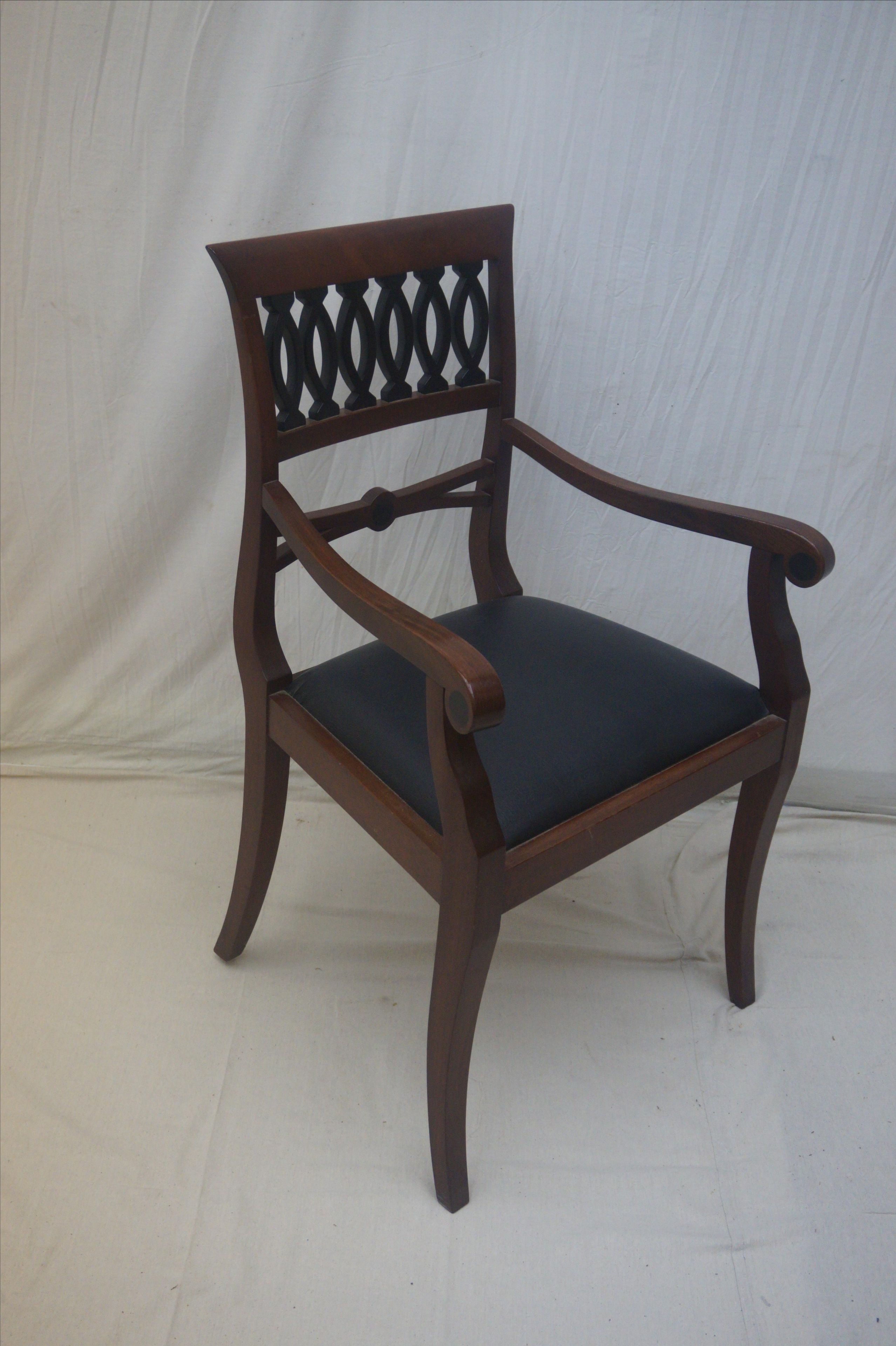 Contemporary Dining Chair /  Arms & Sides / Arm Chair Shown.