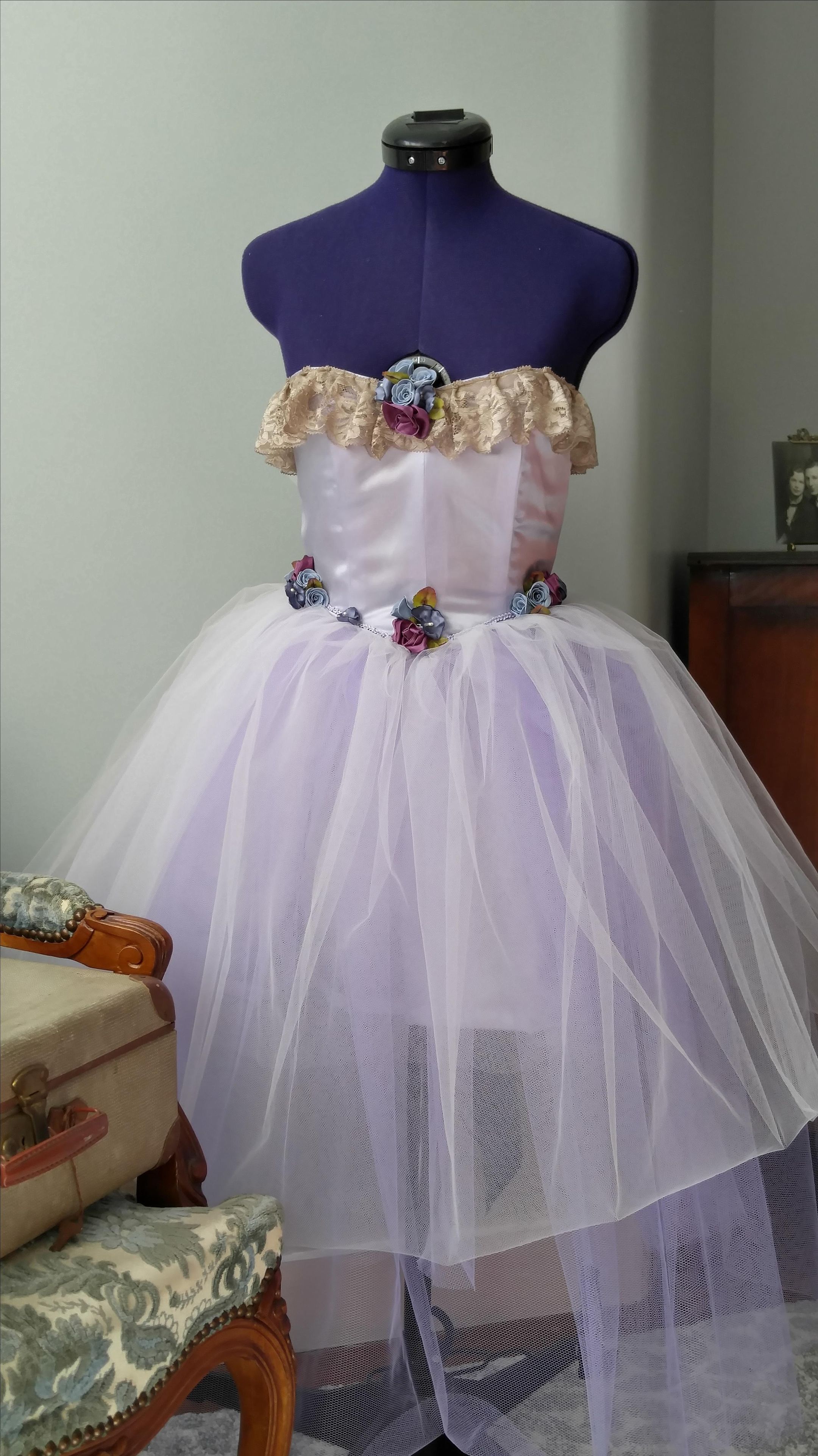 Princess Or Fairy Costume Or Bridal Flower Girl Dress 3 