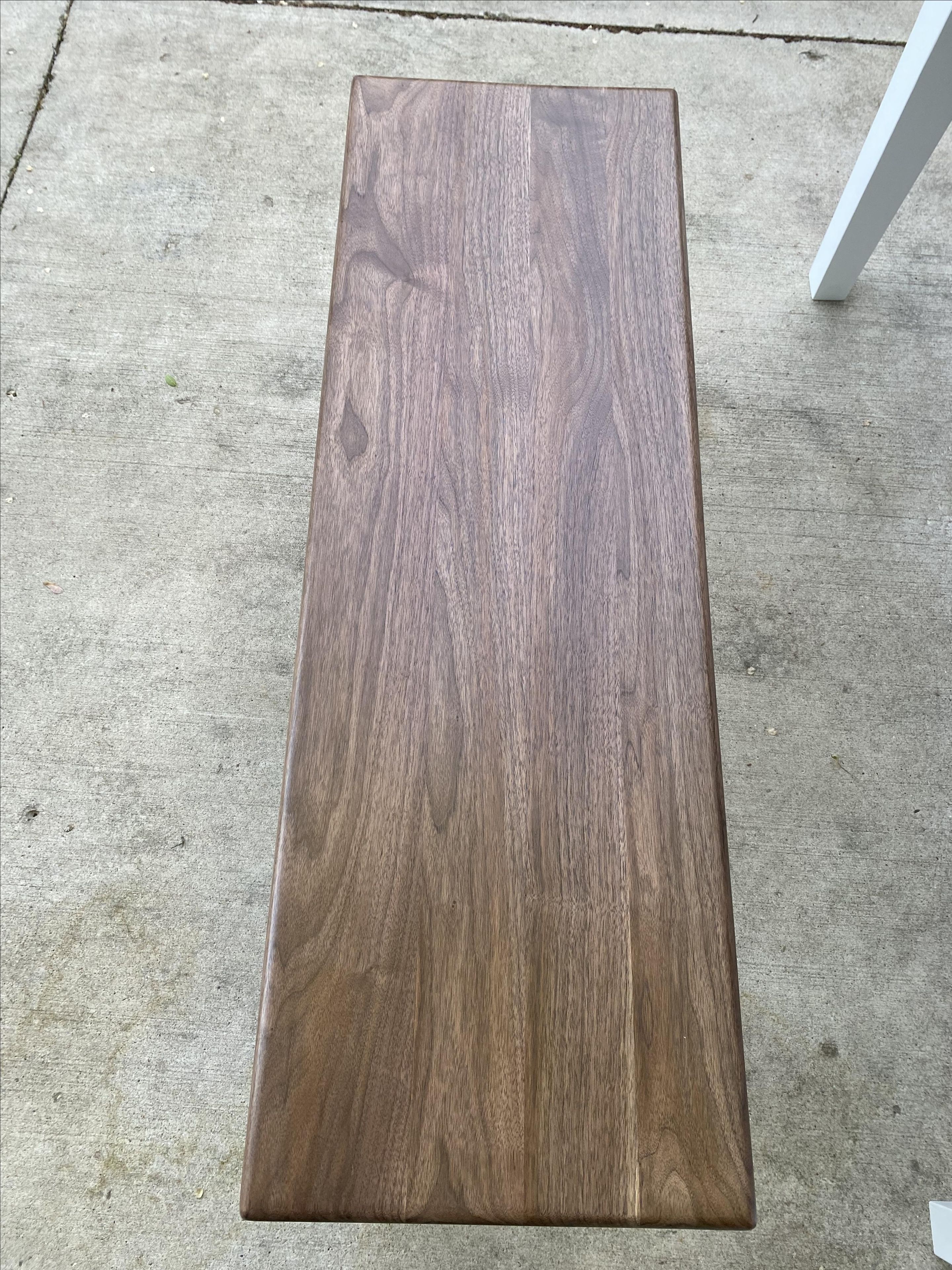 Walnut Table And Bench 4