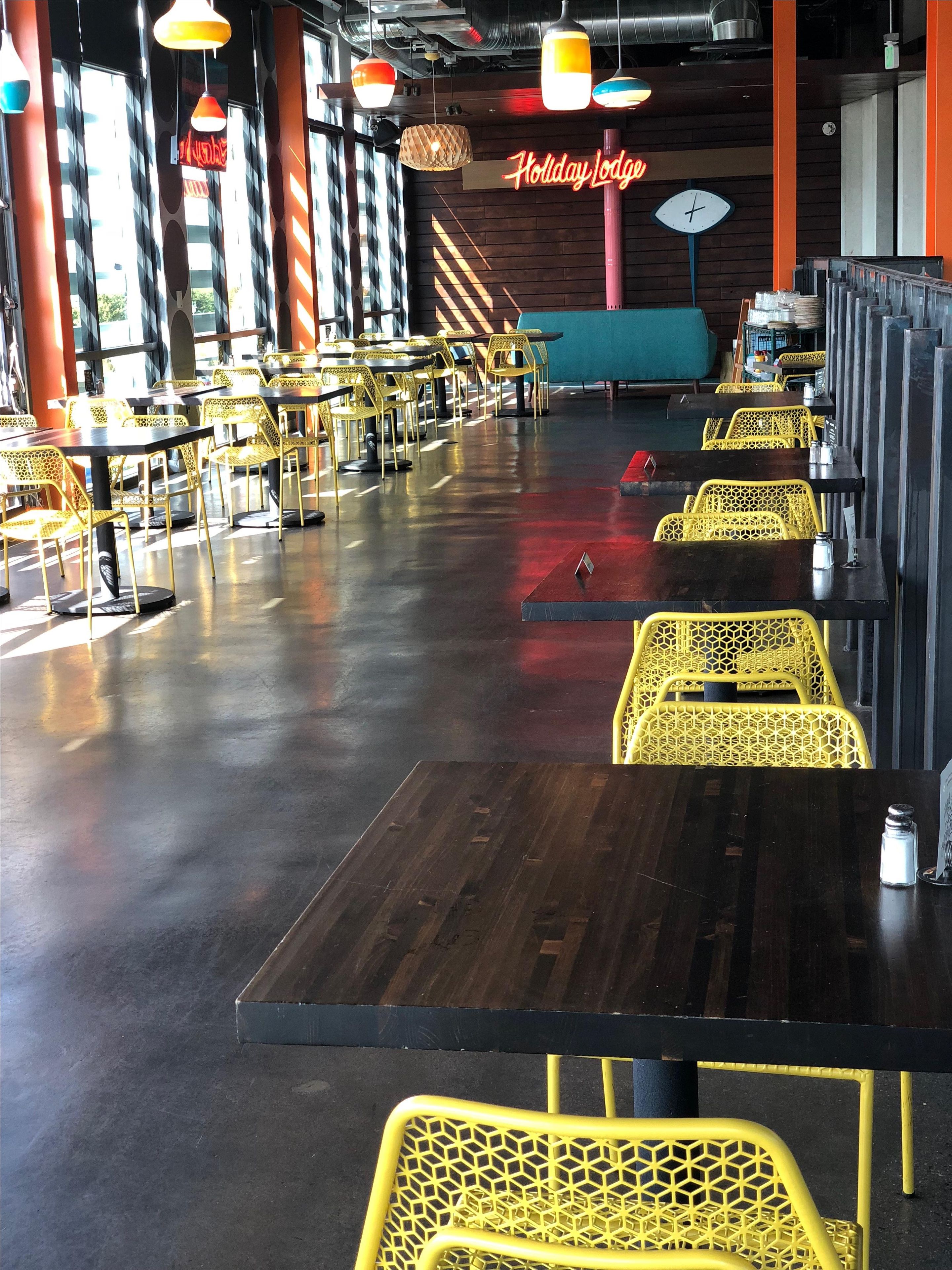Restaurant Tables, Stained. 30x30 2 