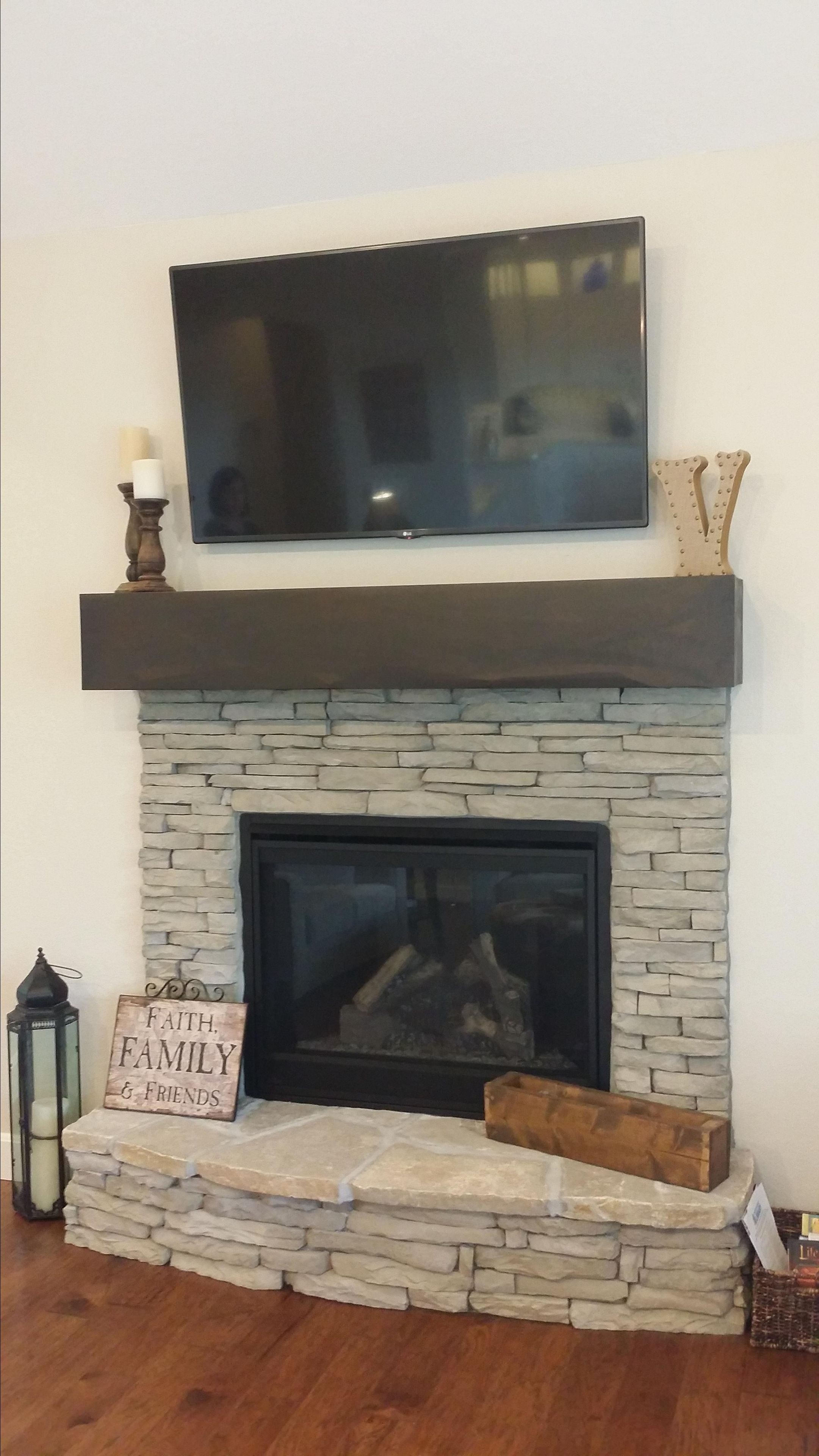 Fireplace Mantel With Hidden Storage 4 