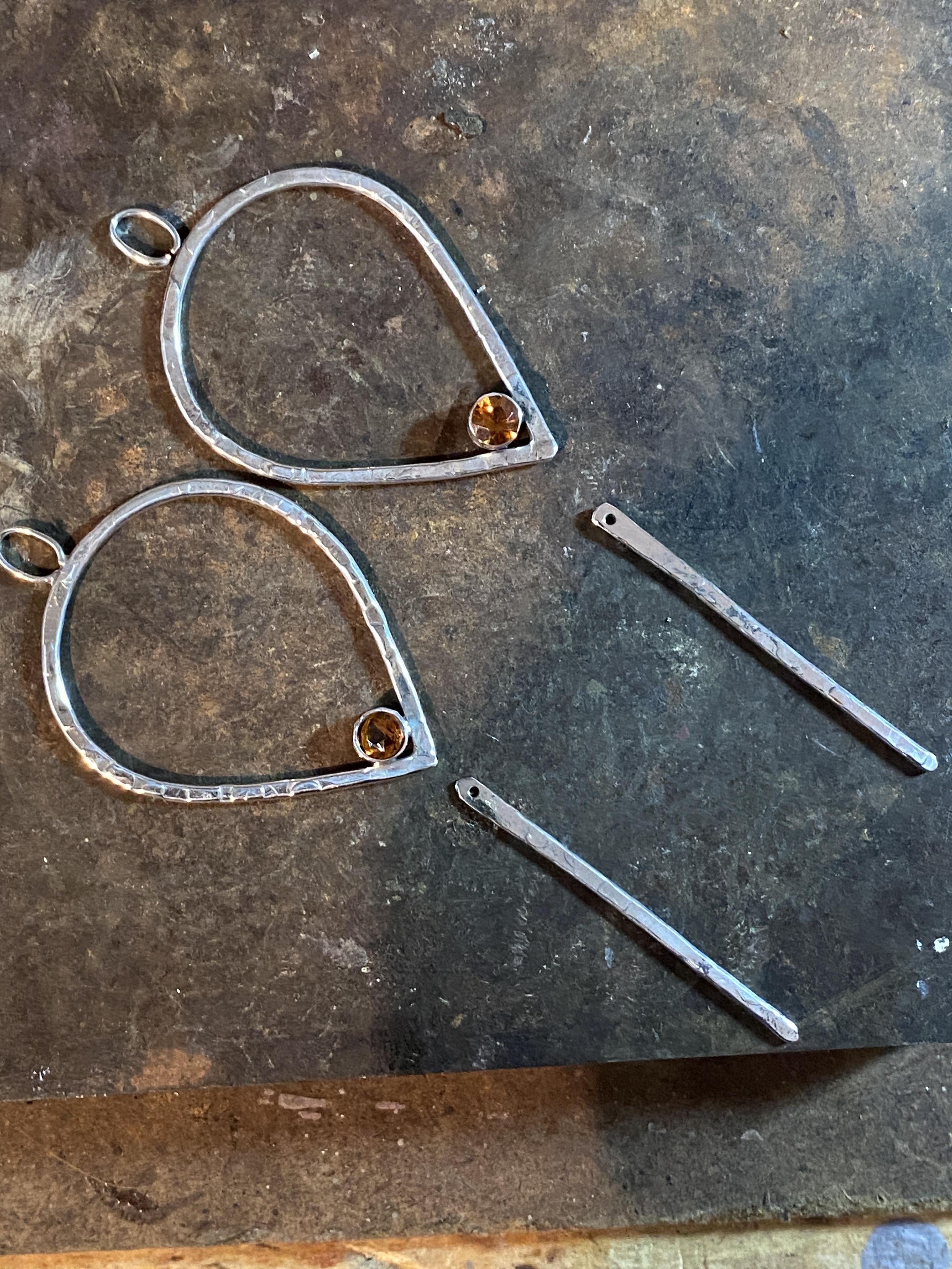 Sterling Silver Dangling Earrings 2 