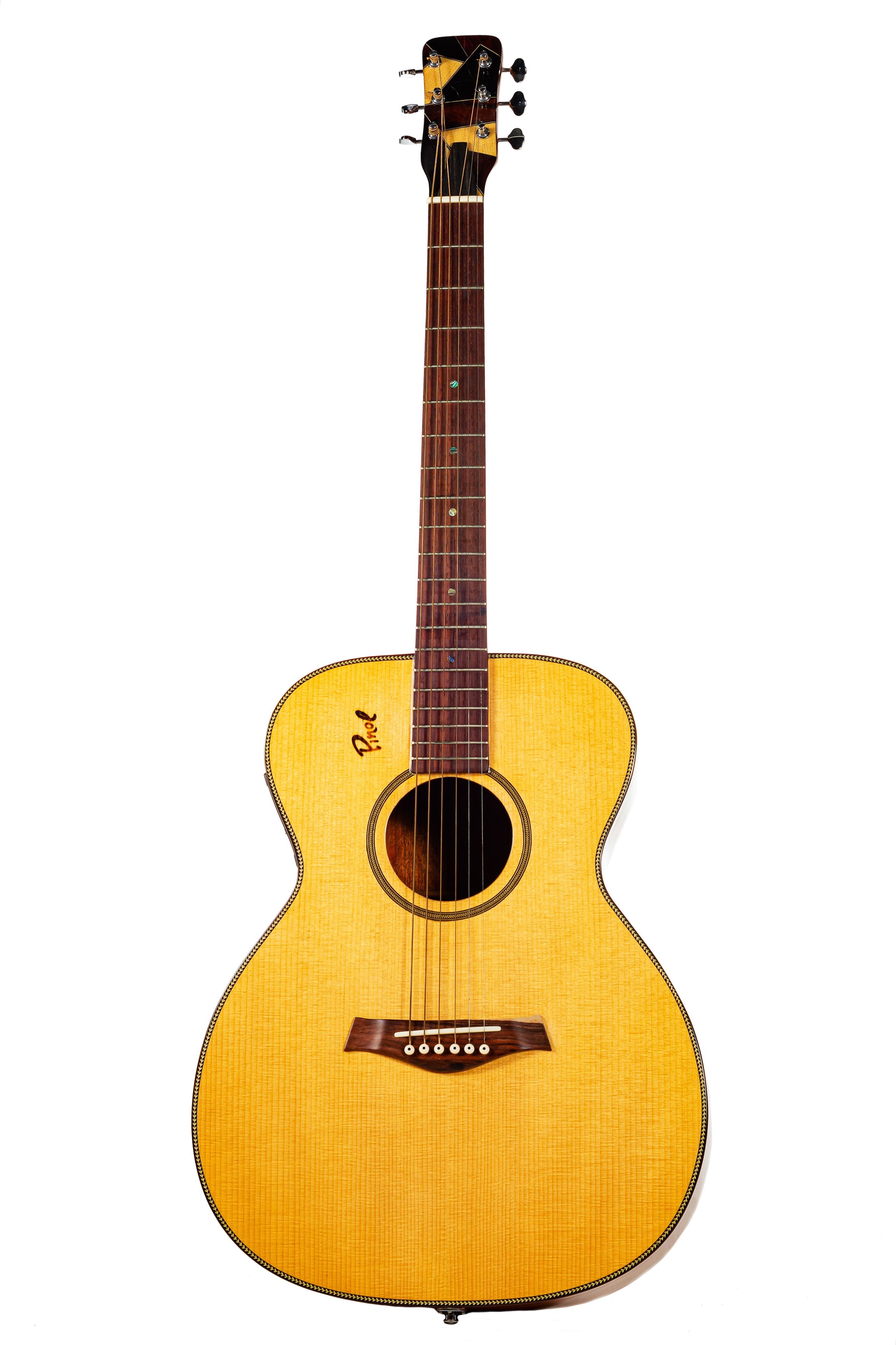Pinol Guitars And Ukuleles Om-000 2020 Sitka Spruc & Honduran Mahogany 6