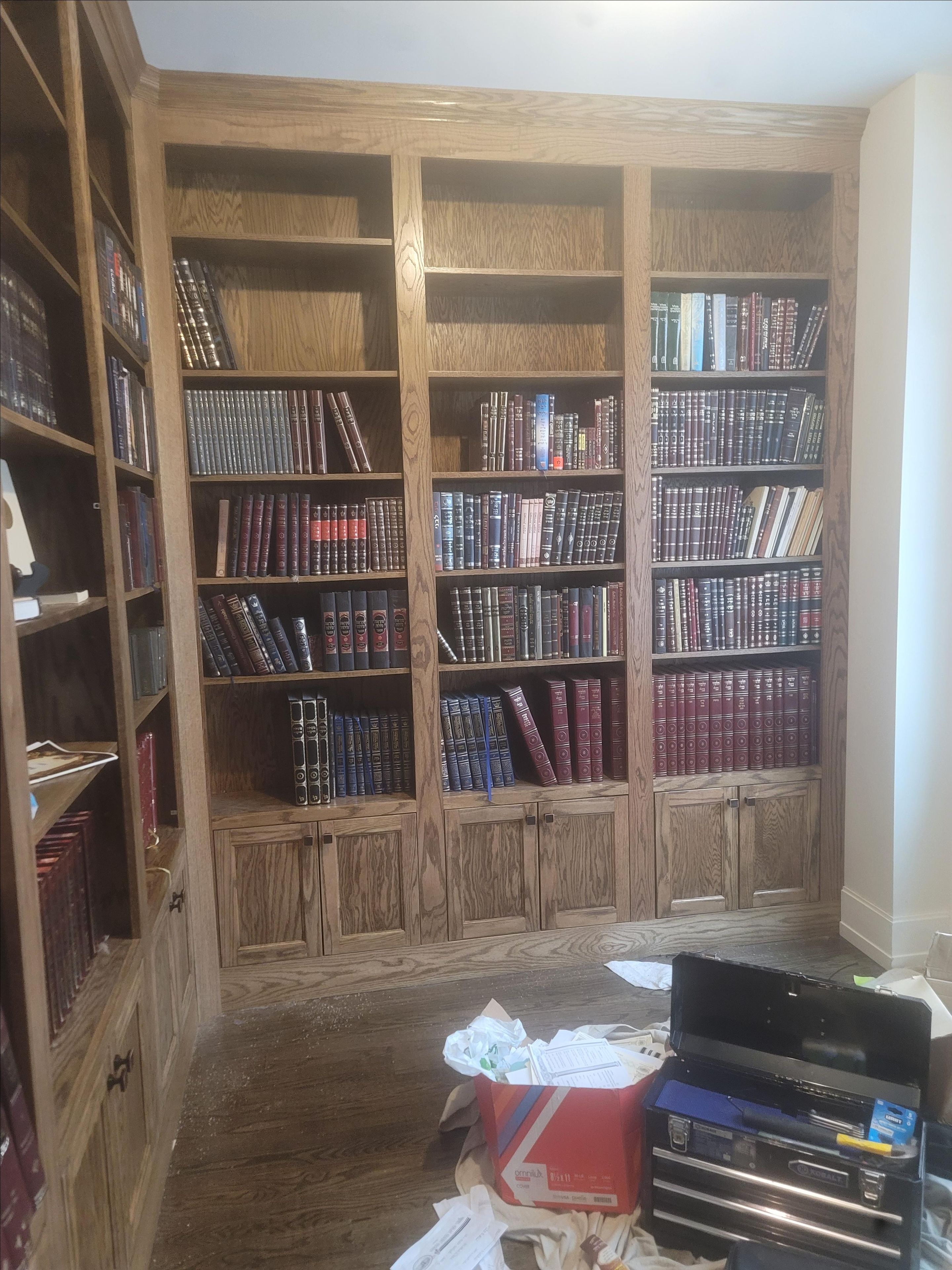 Custom Oak Bookcase 3 