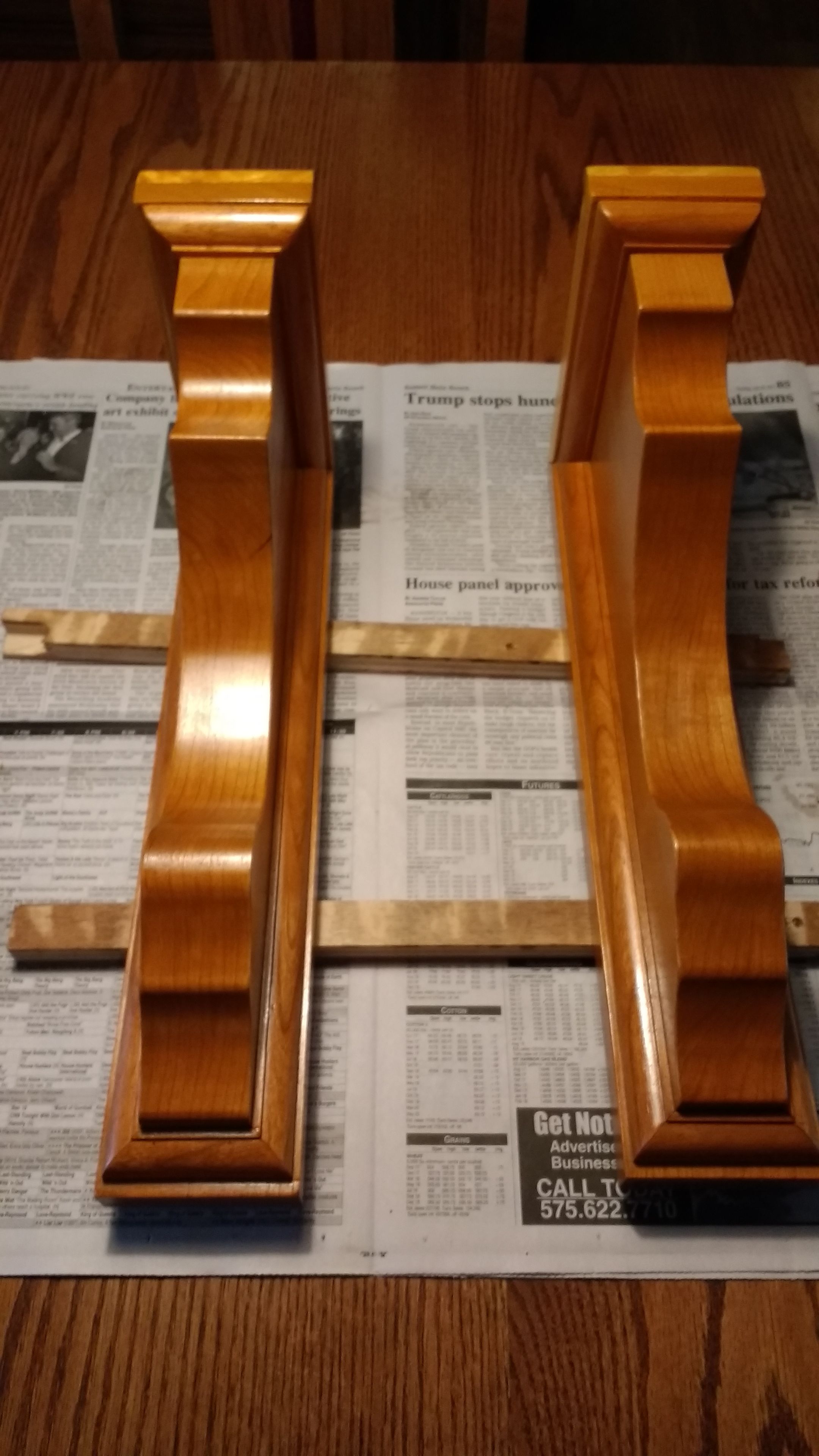 Cherry And Satinwood Corbels 2 