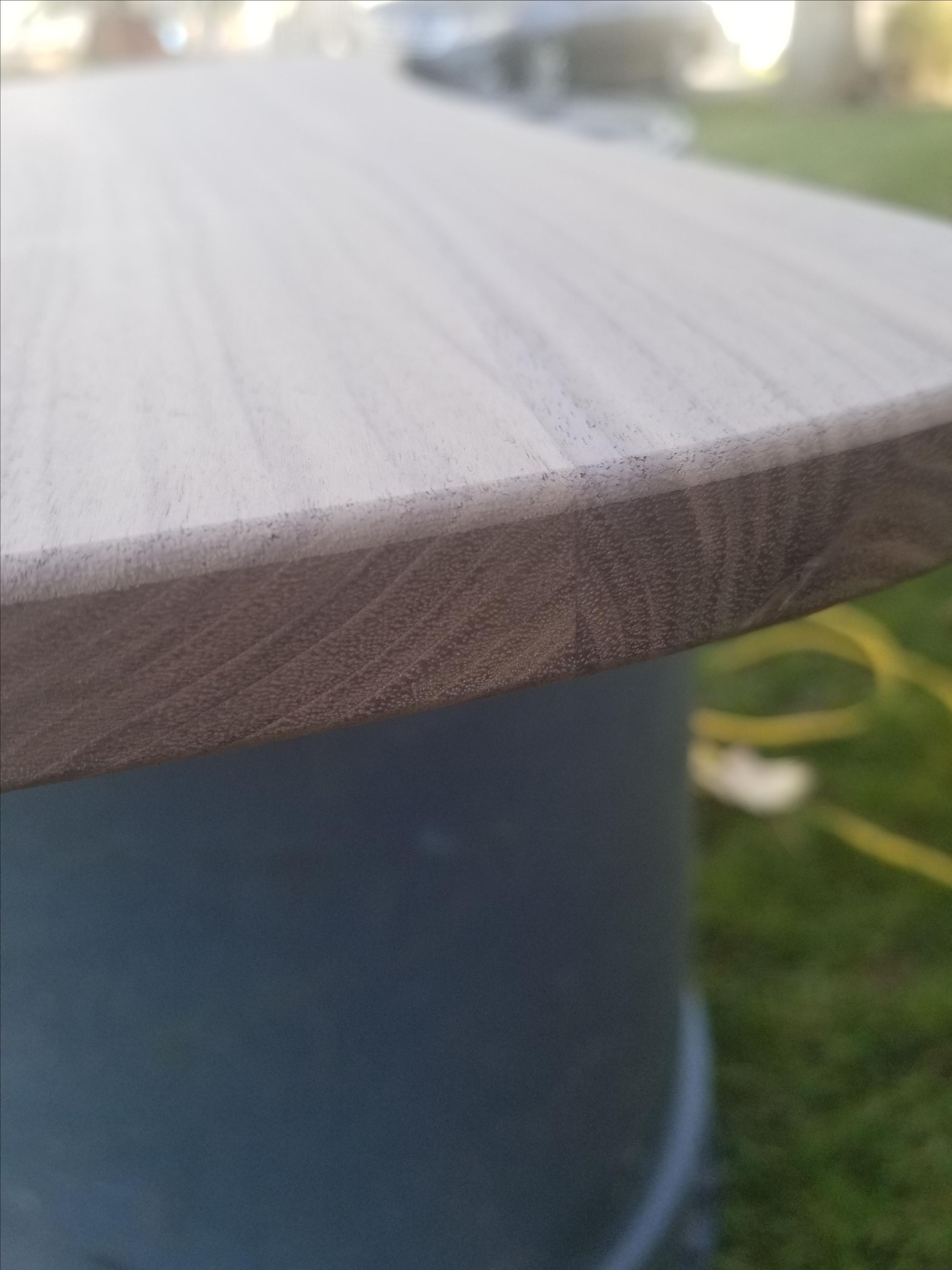 Walnut Kidney Shaped Mid Century Style End Tables 4 