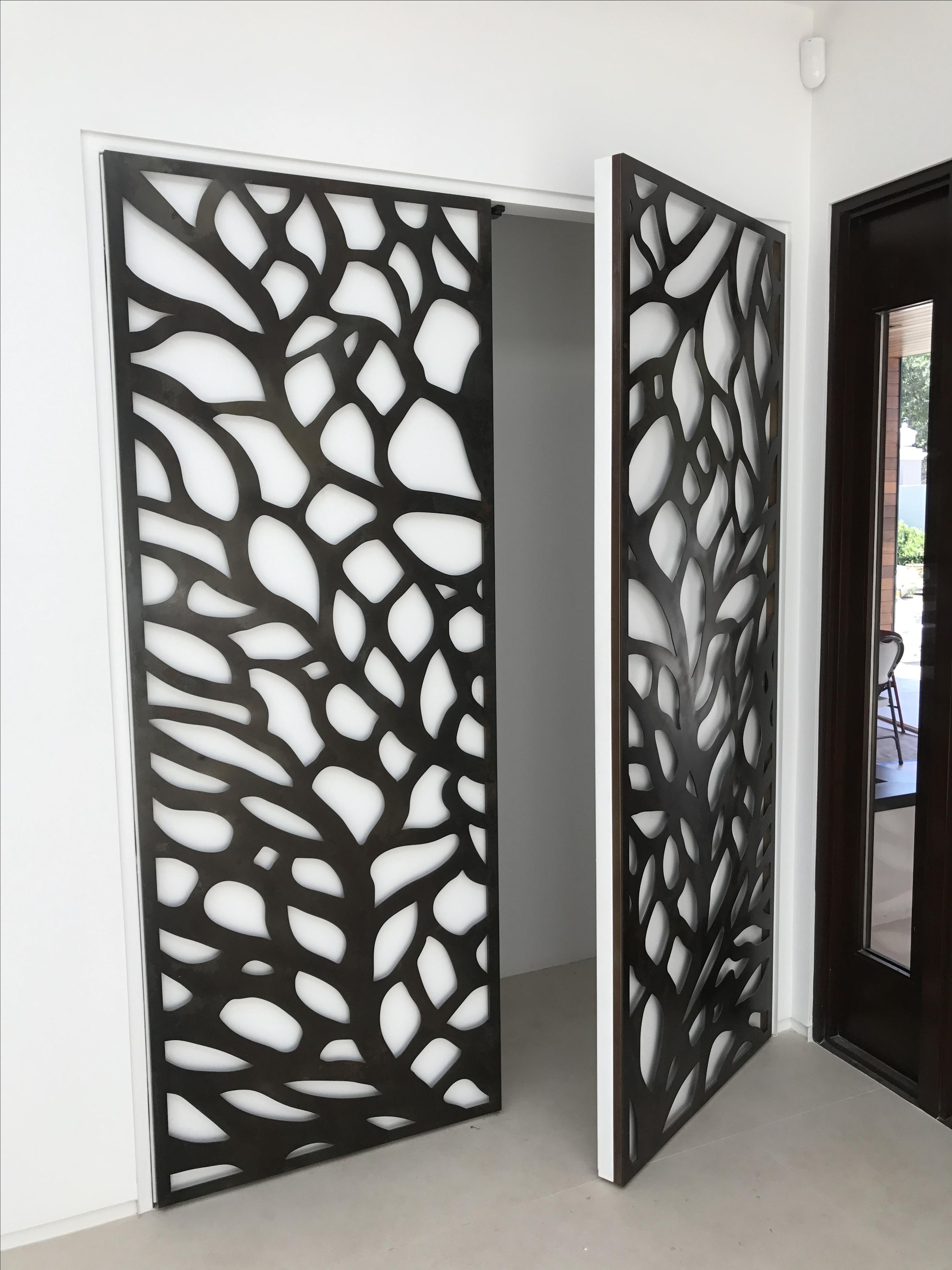 Abstract Tree Metal Wall Sculpture Panels 3 