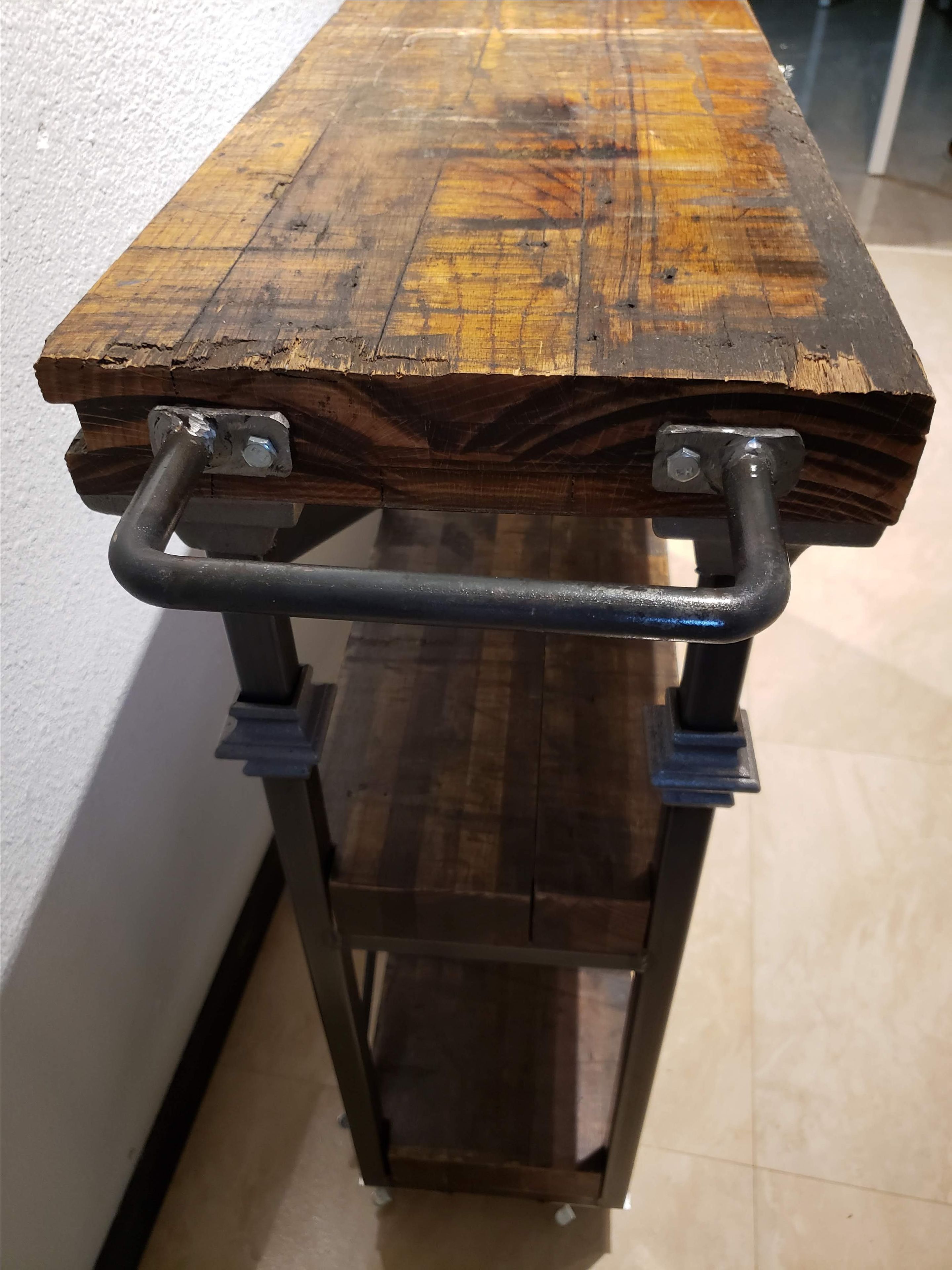 Industrial Vintage Serving Cart 3 