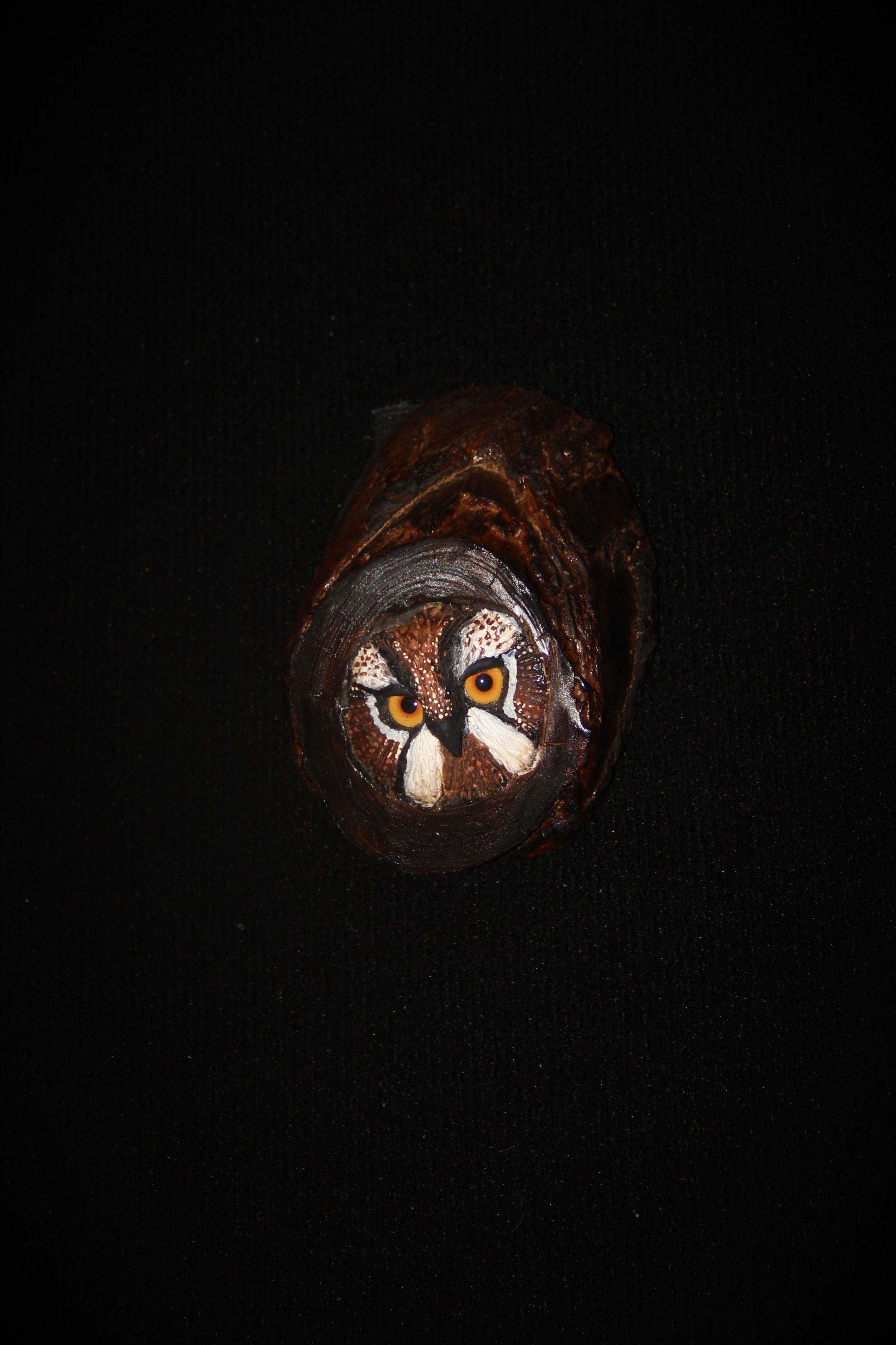 Hand Carved And Sculpted Owl Wall Art 4 