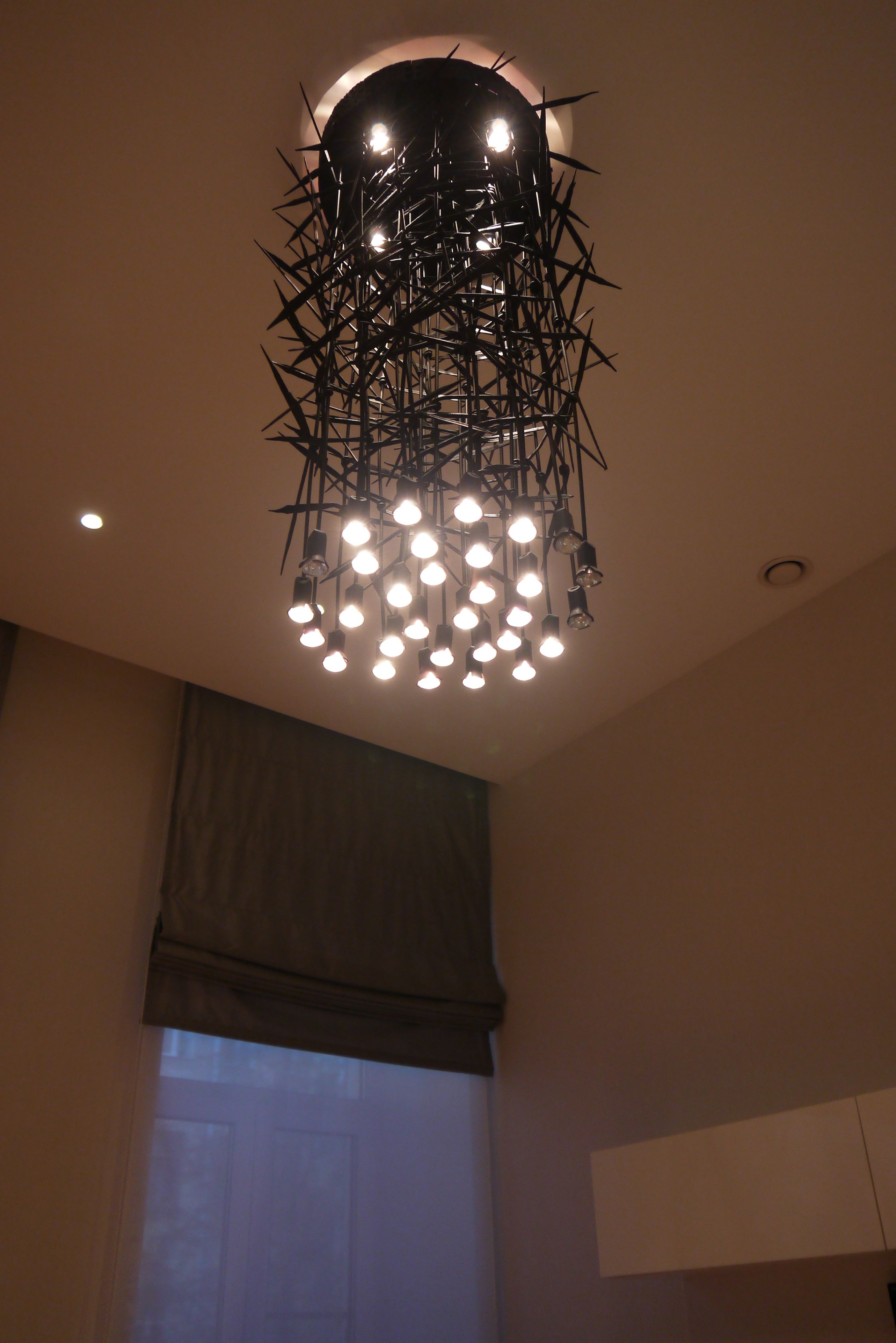 Metal Custom Light Fixture. 3 