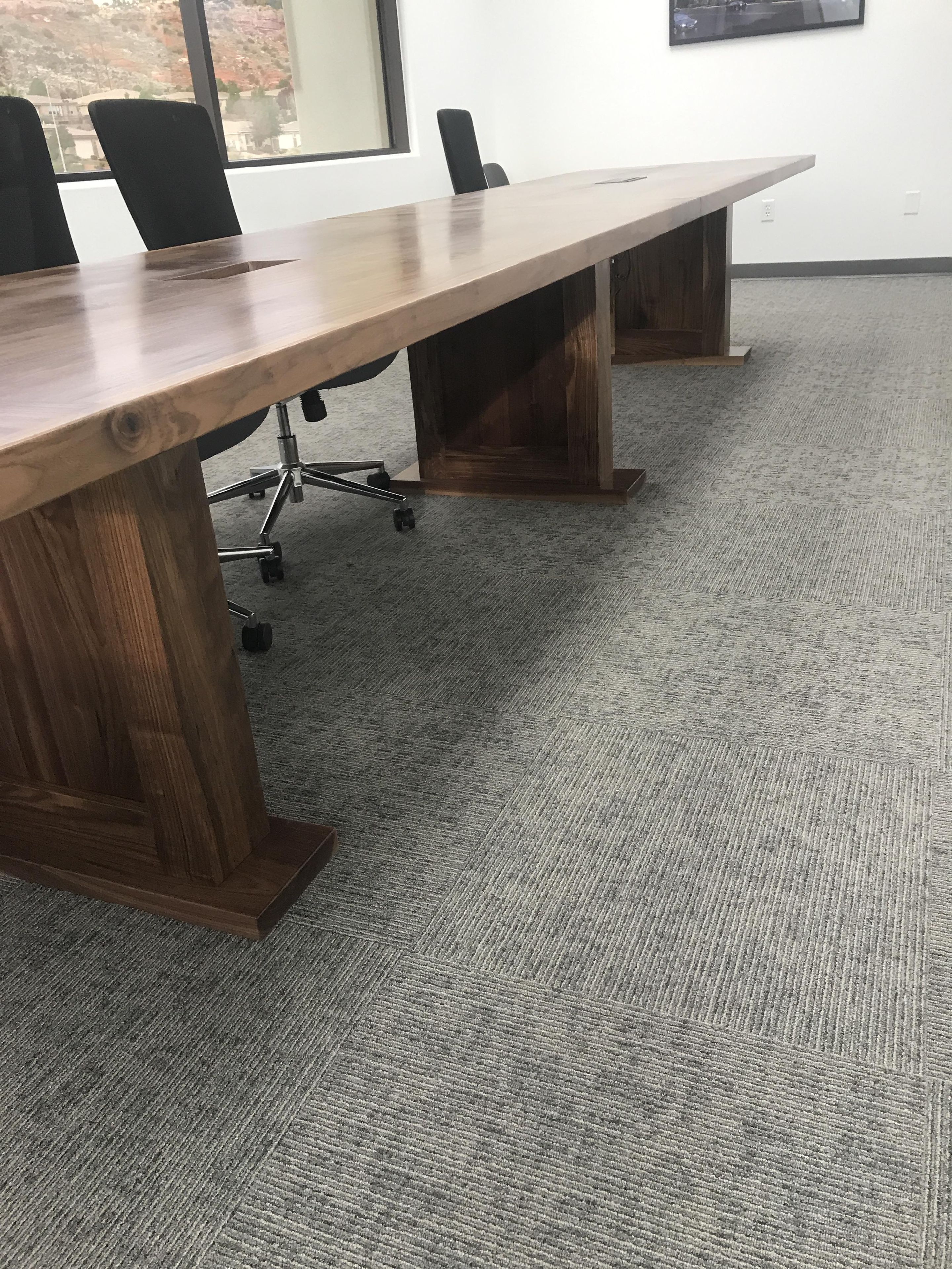 16ft Walnut Conference Table With Power/Data Ports 4