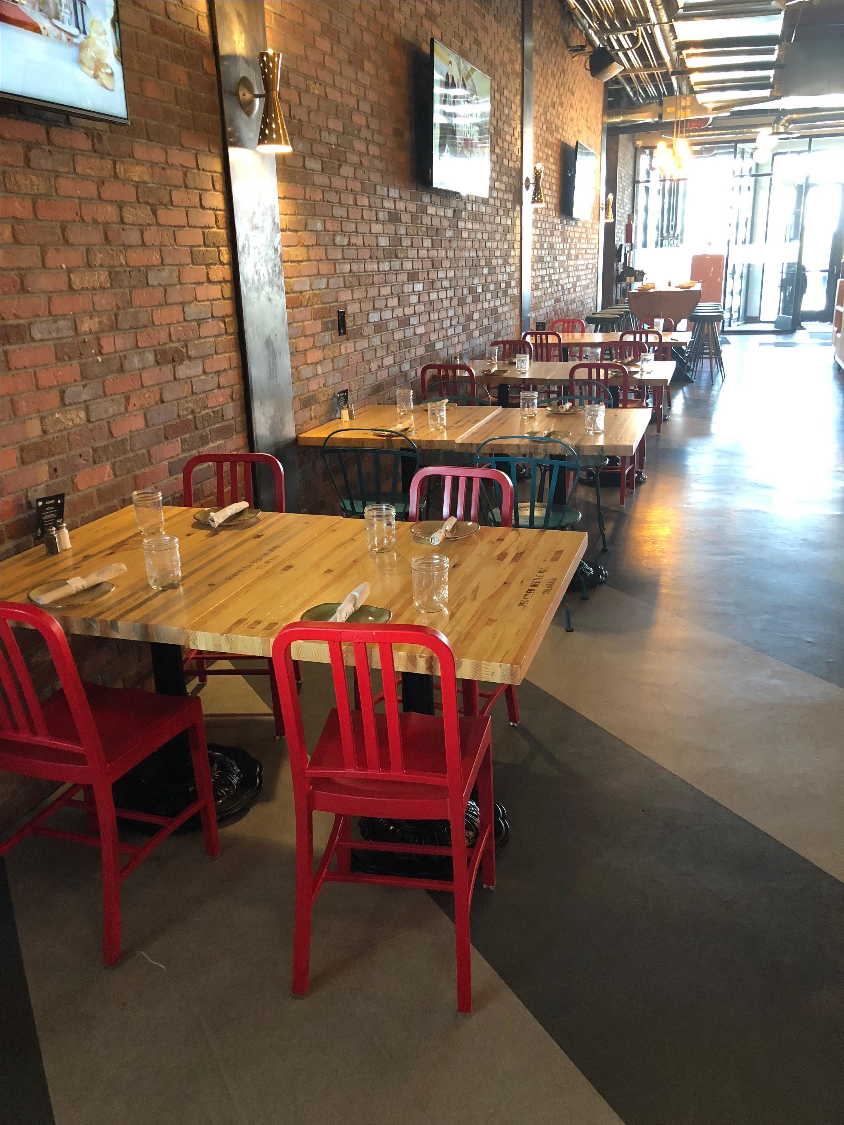Restaurant Tables, Pine. 36x36. 2 
