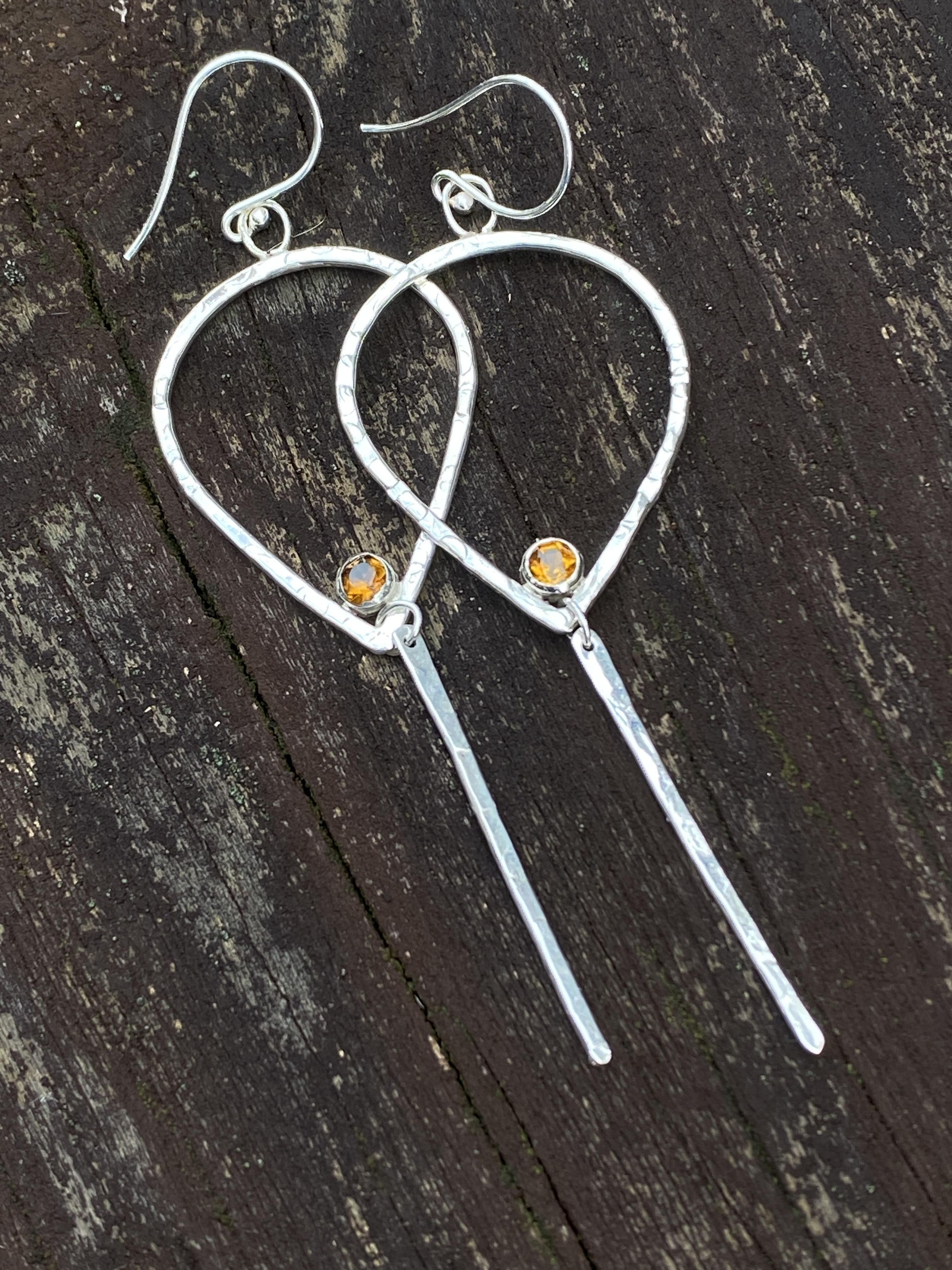 Sterling Silver Dangling Earrings