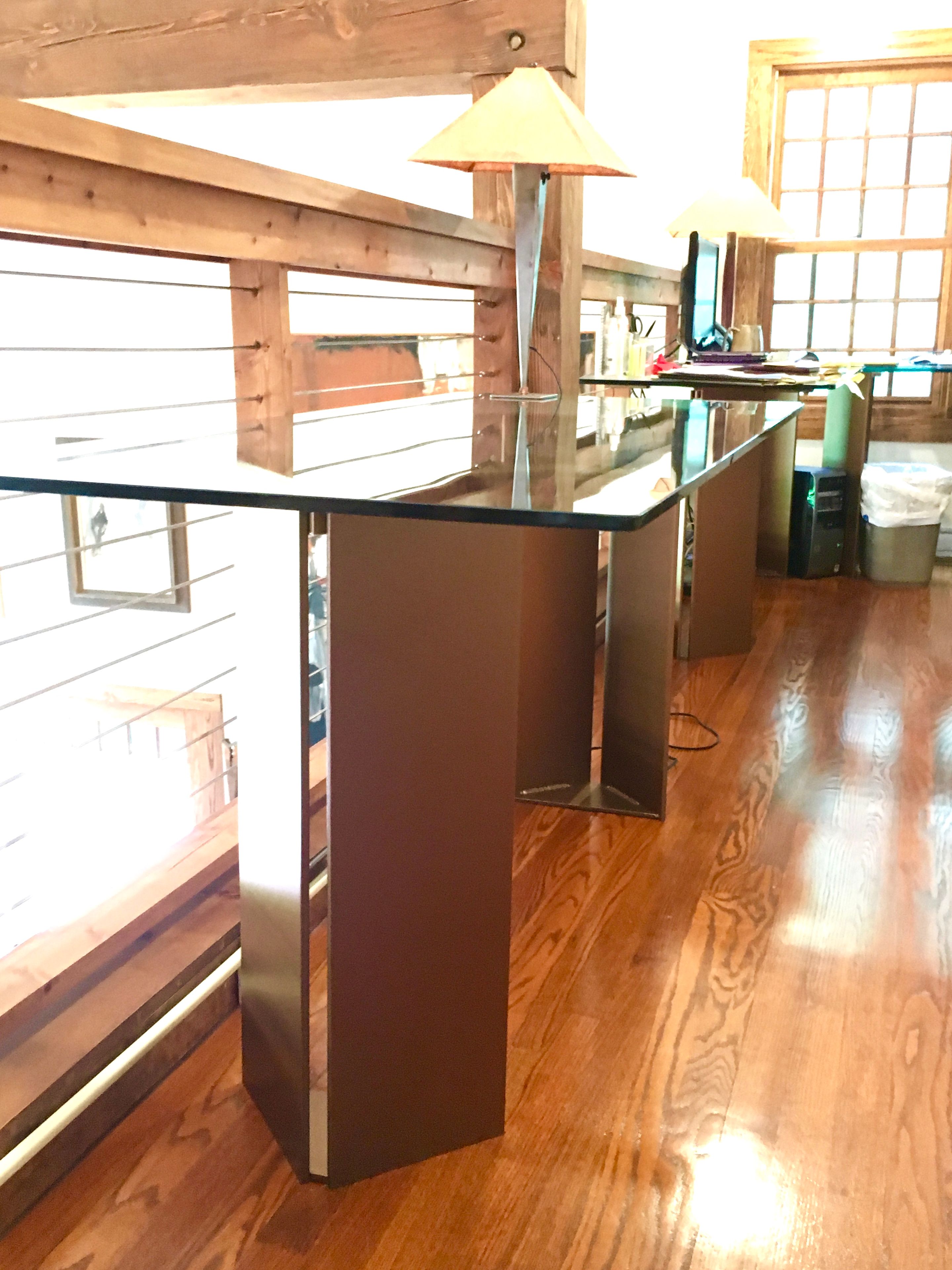 Italian Industrial Executive Desk 2 