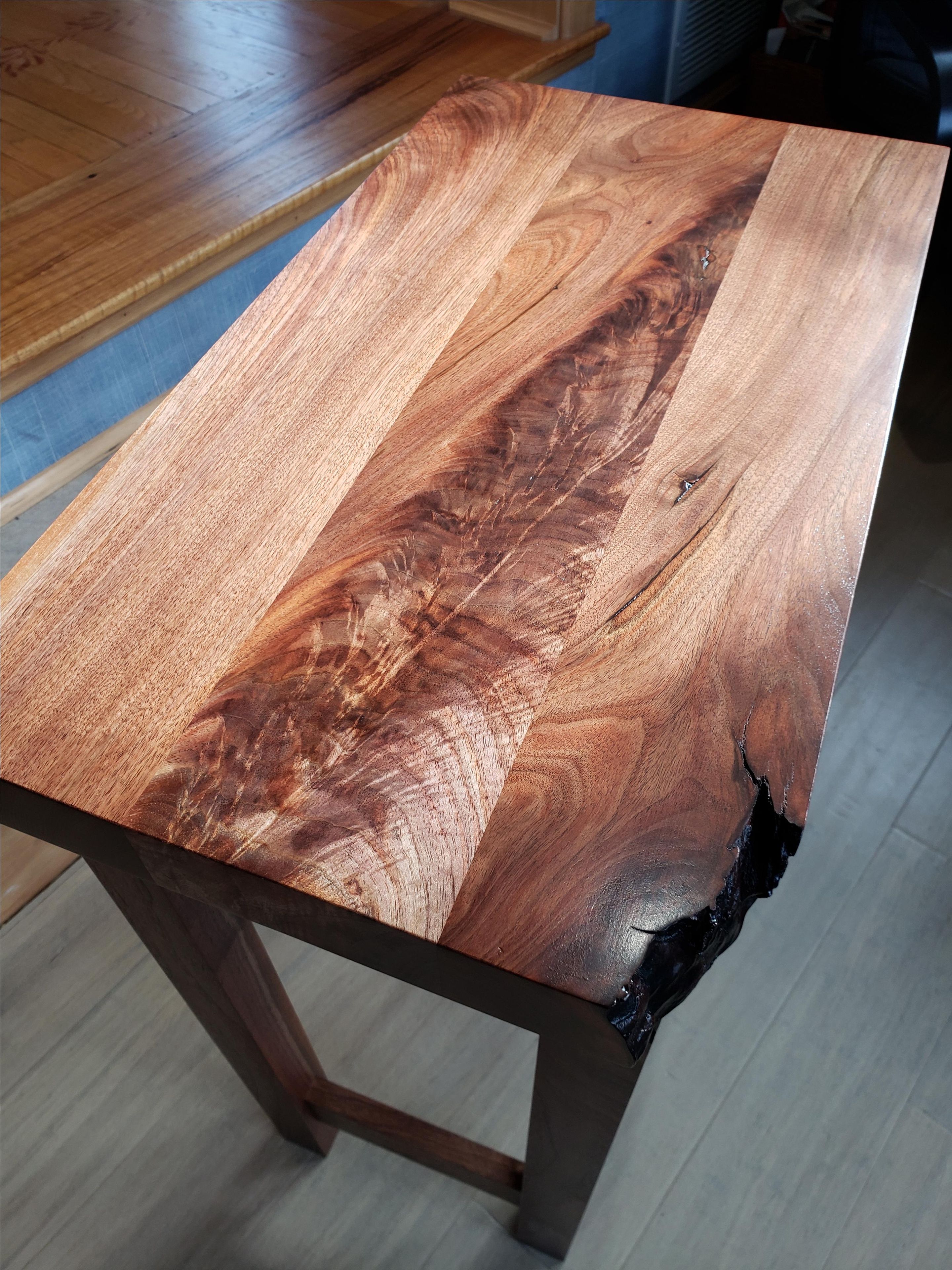 Custom Walnut End Table 5